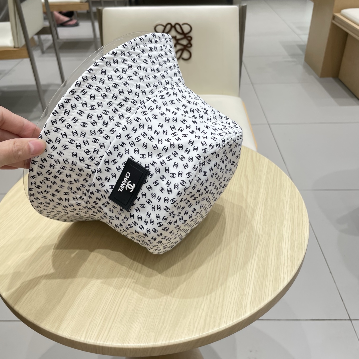  Chanel香奈儿渔夫帽，头围57cm