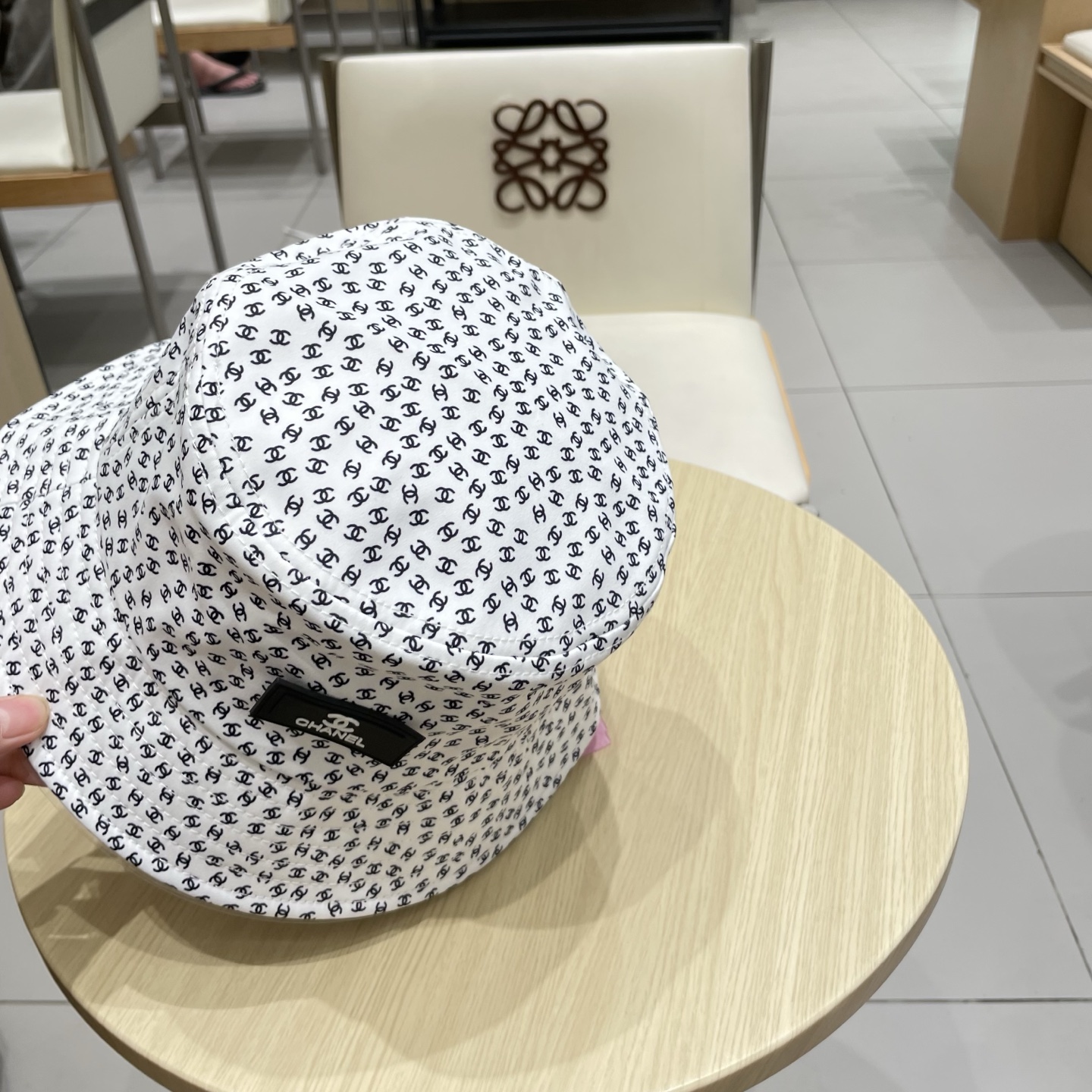  Chanel香奈儿渔夫帽，头围57cm