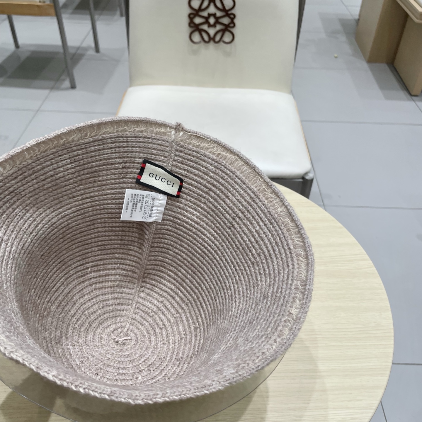 gucci古奇金晨同款遮阳防紫外线渔夫帽子女可折叠文艺系带防晒显脸小盆帽潮