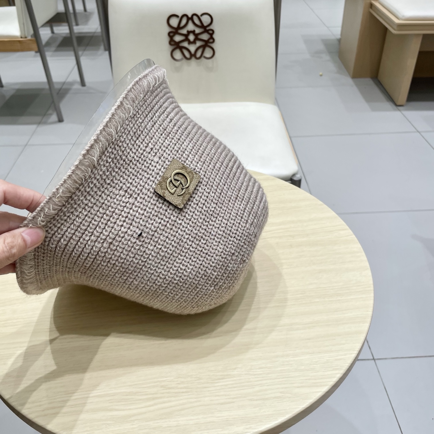 gucci古奇金晨同款遮阳防紫外线渔夫帽子女可折叠文艺系带防晒显脸小盆帽潮