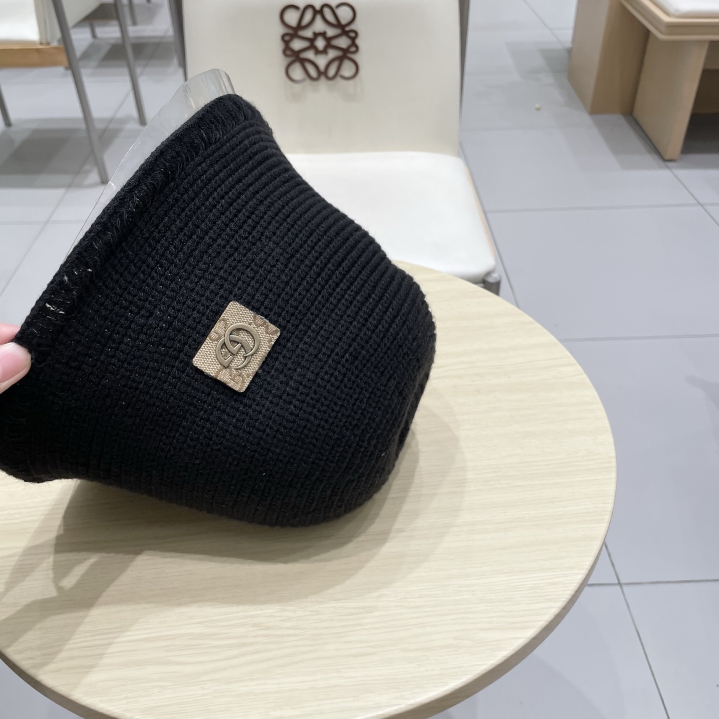 gucci古奇金晨同款遮阳防紫外线渔夫帽子女可折叠文艺系带防晒显脸小盆帽潮