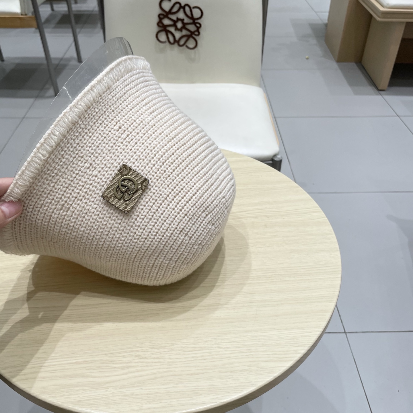 gucci古奇金晨同款遮阳防紫外线渔夫帽子女可折叠文艺系带防晒显脸小盆帽潮