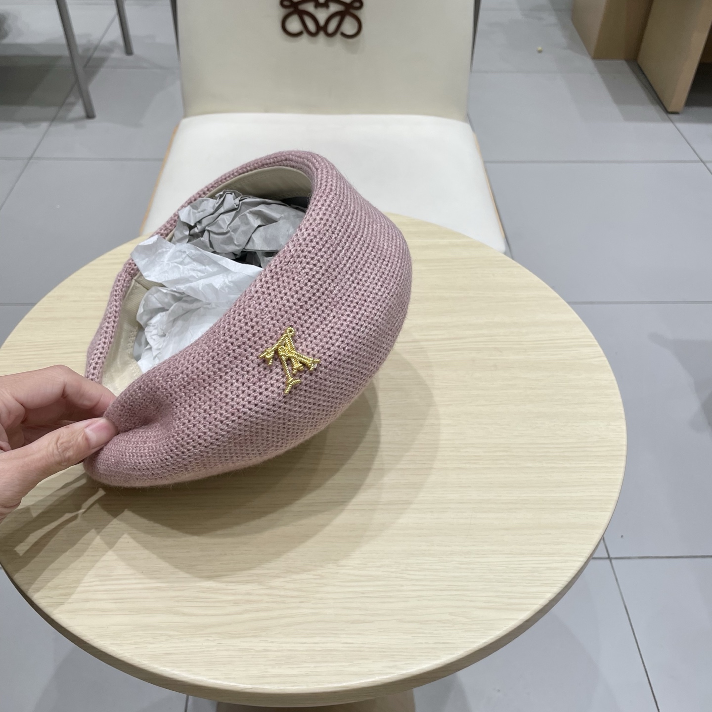 Lv路易威登纯色简约贝雷帽子女春夏季韩版显脸小透气南瓜帽百搭休闲画家帽