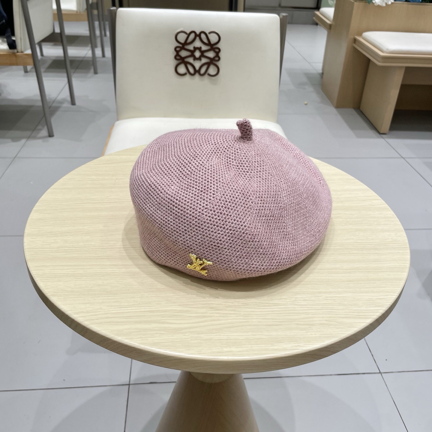 Lv路易威登纯色简约贝雷帽子女春夏季韩版显脸小透气南瓜帽百搭休闲画家帽