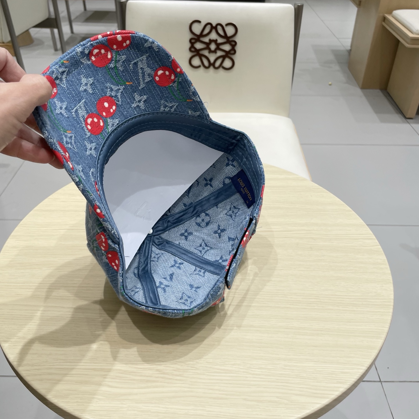 LV路易威登牛仔棒球帽 轻盈透气。完美版型，独家实物拍摄，男女适用