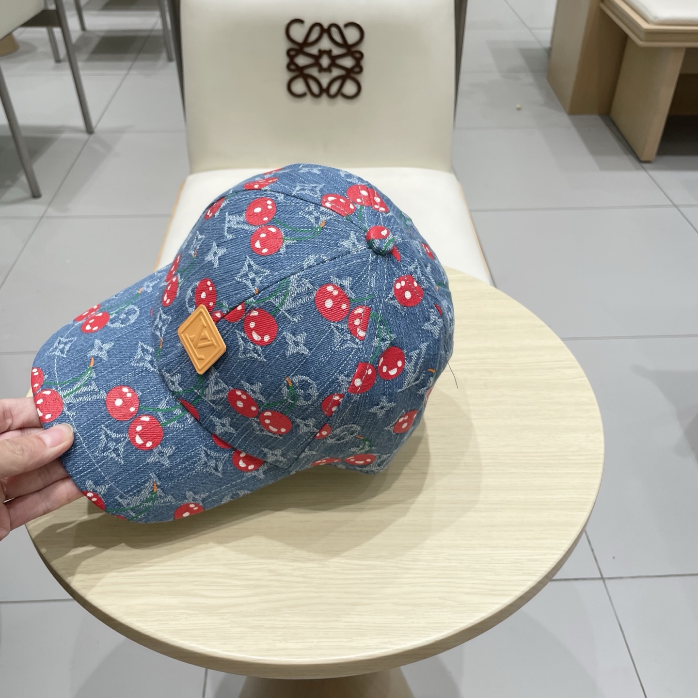 LV路易威登牛仔棒球帽 轻盈透气。完美版型，独家实物拍摄，男女适用