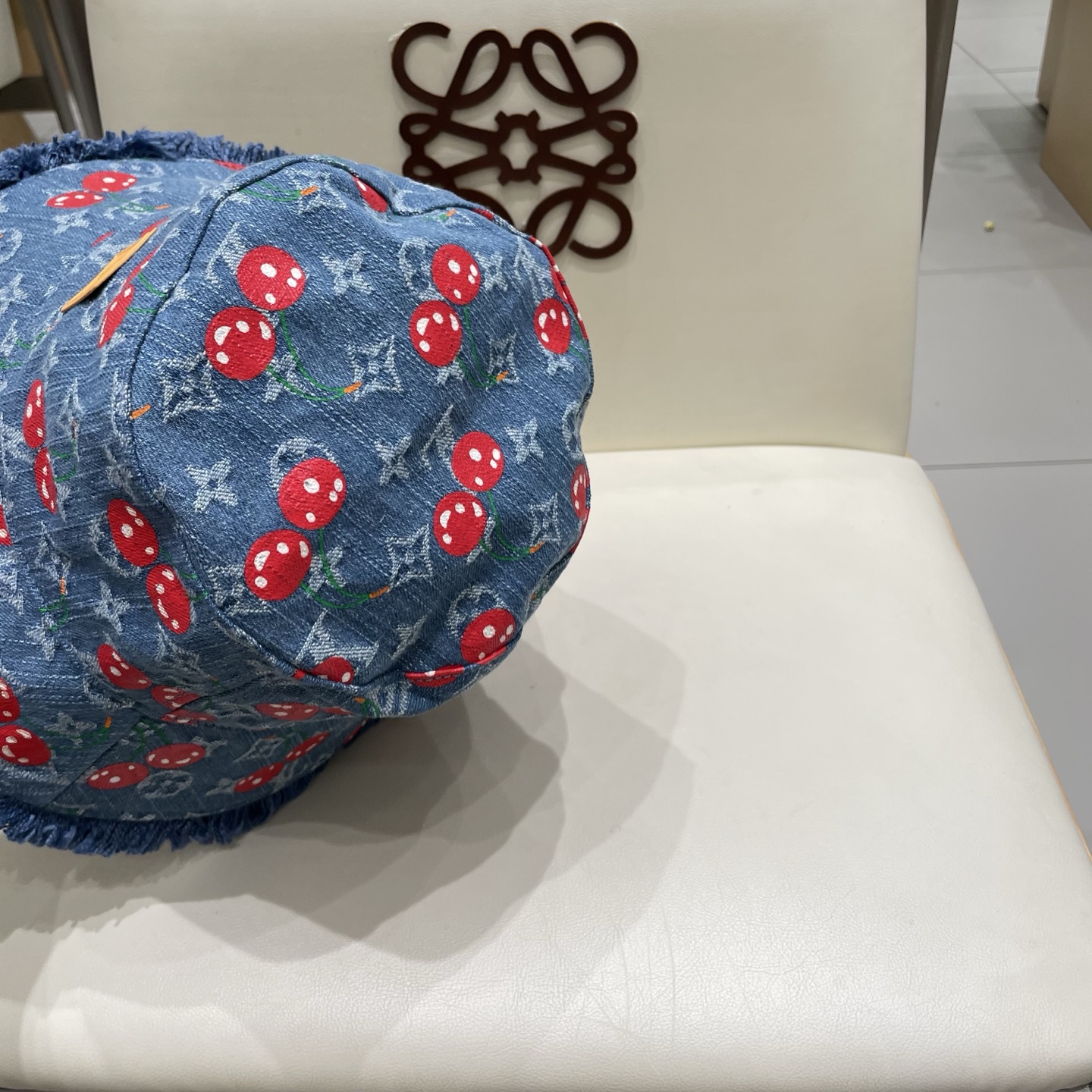 LV路易威登牛仔渔夫帽，头围57cm