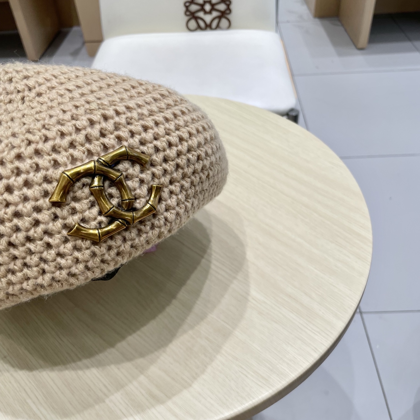  chanel香奈儿贝雷帽子女2025新款秋冬季高级感文艺复古画家帽显脸小针织蓓蕾帽