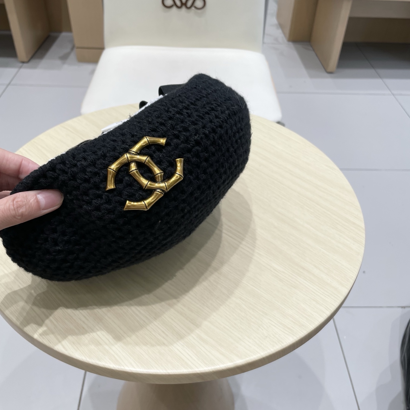  chanel香奈儿贝雷帽子女2025新款秋冬季高级感文艺复古画家帽显脸小针织蓓蕾帽