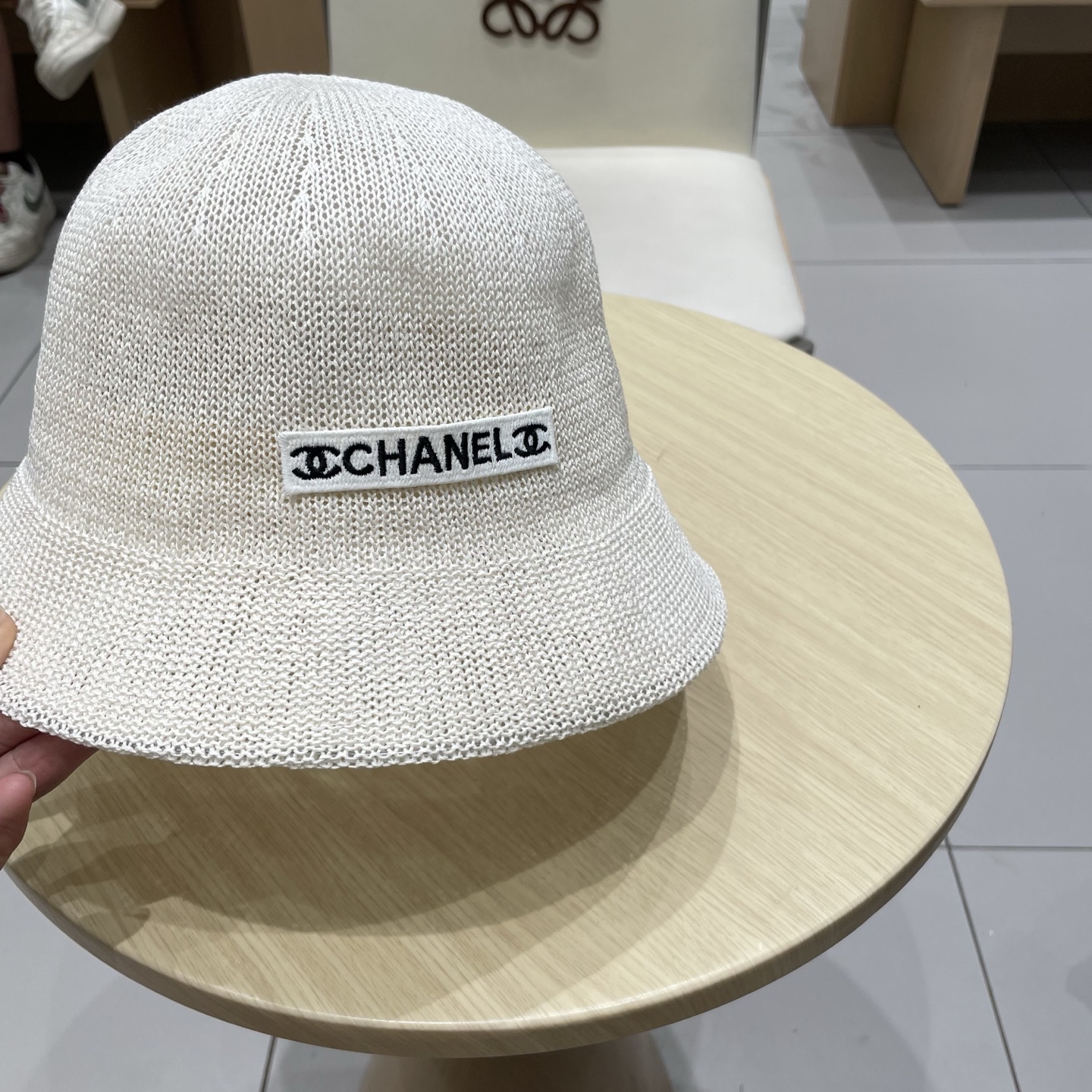  chane香奈儿l渔夫帽女春夏2025新款户外透气编织亚麻帽遮阳百搭日系防晒太阳帽