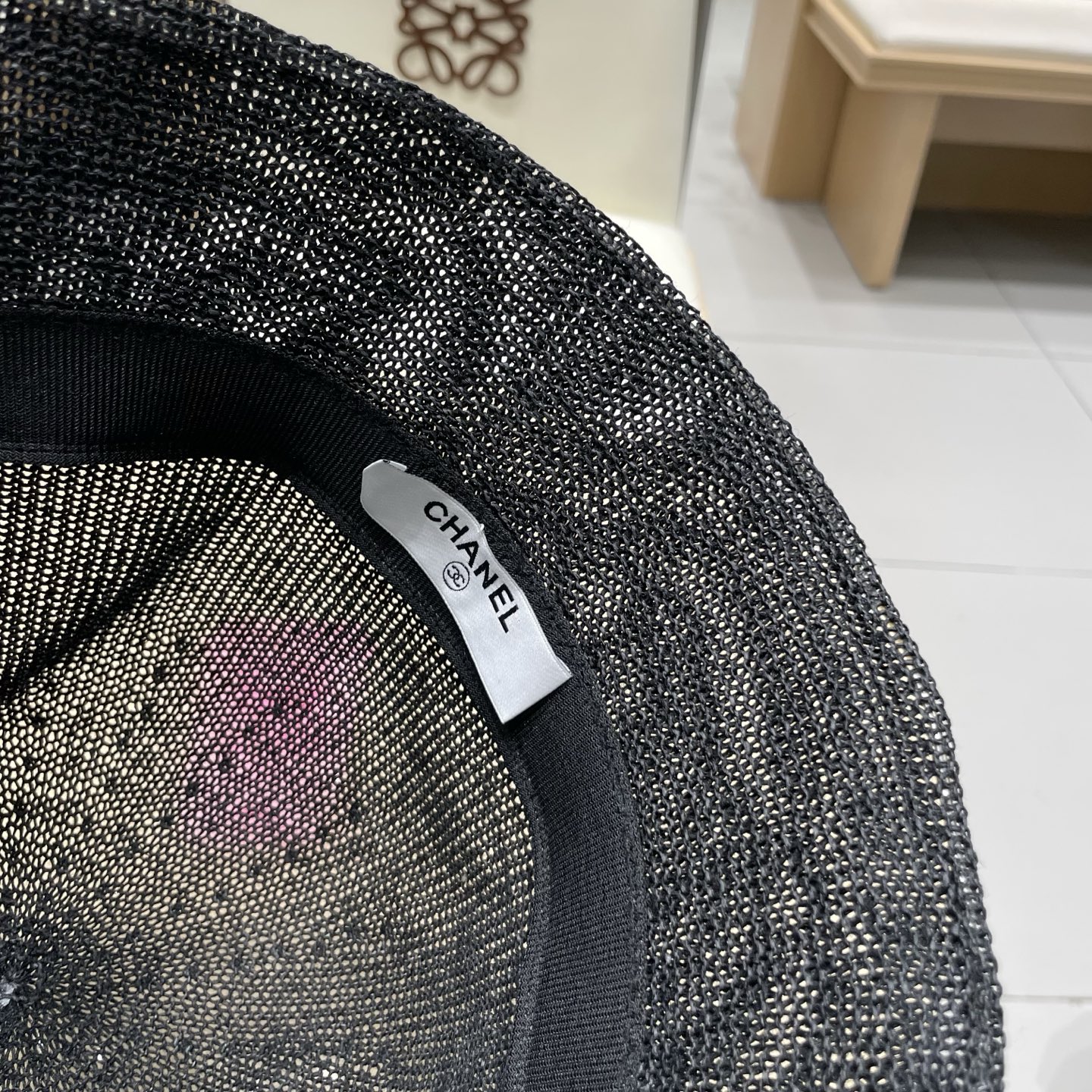  chane香奈儿l渔夫帽女春夏2025新款户外透气编织亚麻帽遮阳百搭日系防晒太阳帽