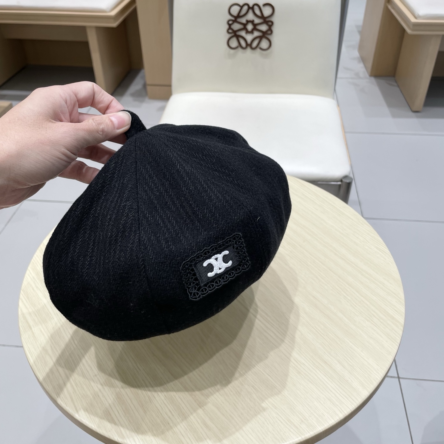  塞琳celine贝雷帽女韩版日系秋冬款百搭毛呢八角蓓蕾帽英伦复古小众画家帽子