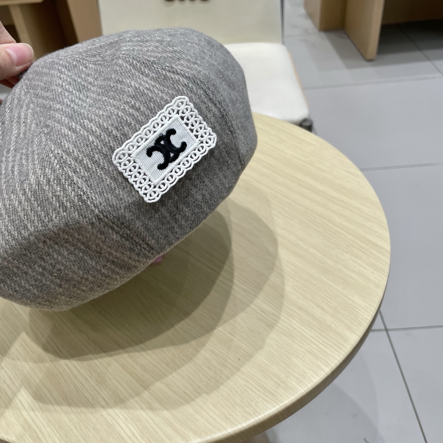  塞琳celine贝雷帽女韩版日系秋冬款百搭毛呢八角蓓蕾帽英伦复古小众画家帽子