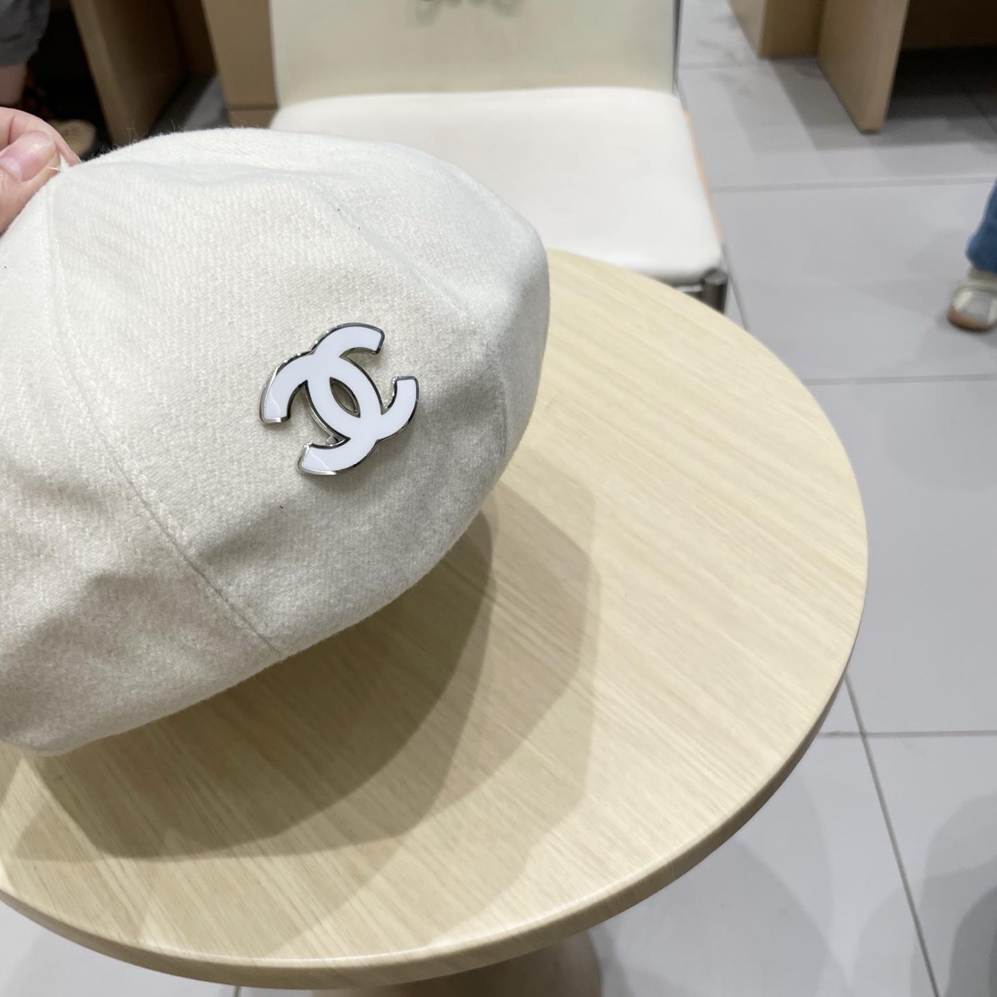 Chanel香奈儿贝雷帽，南瓜帽，高级定制，头围57cm