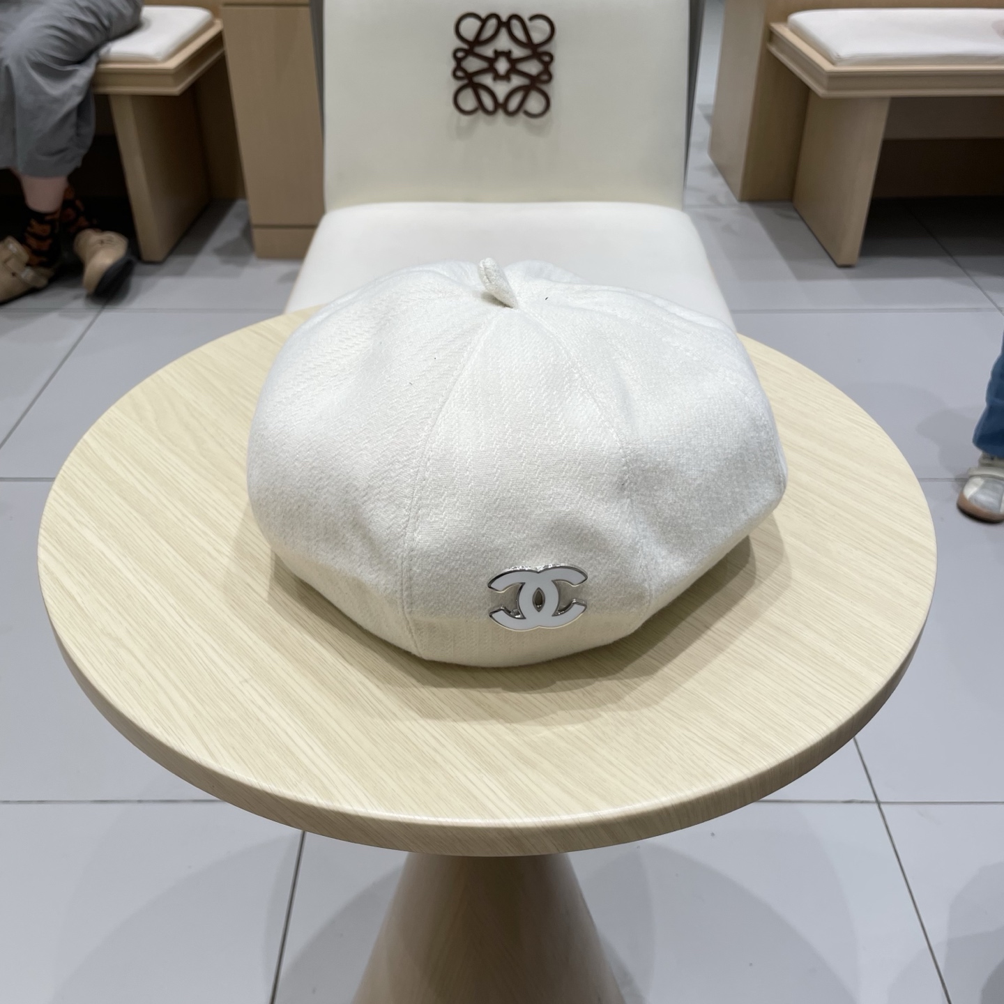 Chanel香奈儿贝雷帽，南瓜帽，高级定制，头围57cm