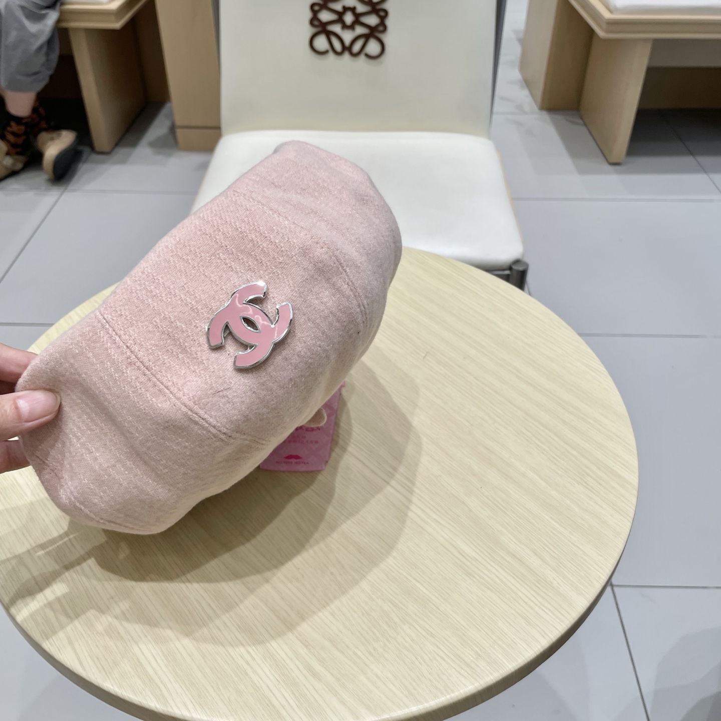 Chanel香奈儿贝雷帽，南瓜帽，高级定制，头围57cm