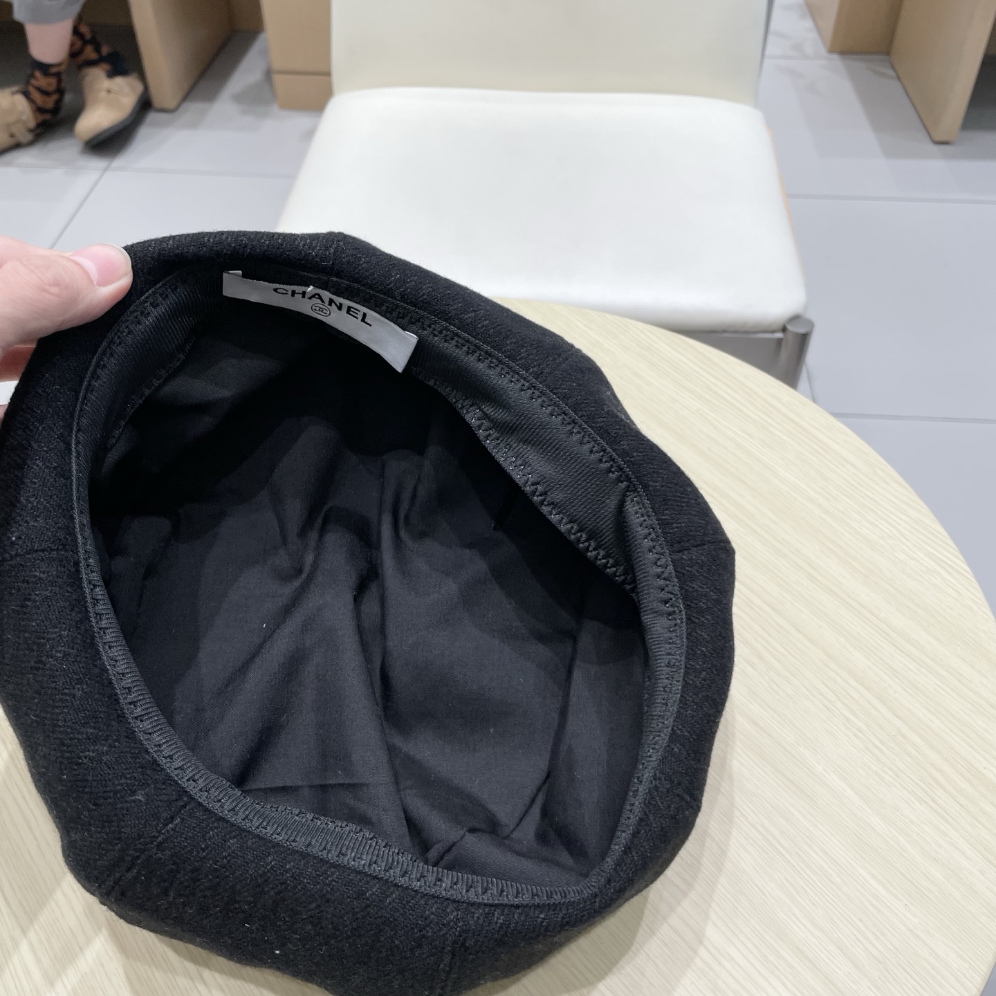 Chanel香奈儿贝雷帽，南瓜帽，高级定制，头围57cm