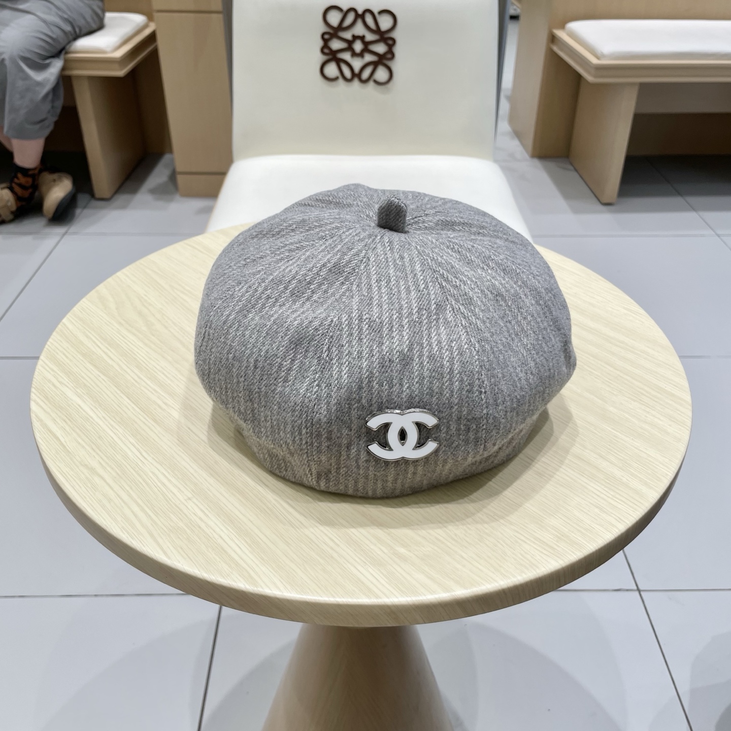 NO:361063,Chanel Chanel beret, pumpkin hat, haute couture, head circumference 57cm hat, straw hat, fisherman hat, baseball hat, hat, chanel, chanel, espadrilles, hatsChanel香奈儿贝雷帽,南瓜帽,高级定制,头围57cm帽子草帽渔夫帽棒球帽,帽子,chanel,chanel,espadrilles,hats,hat