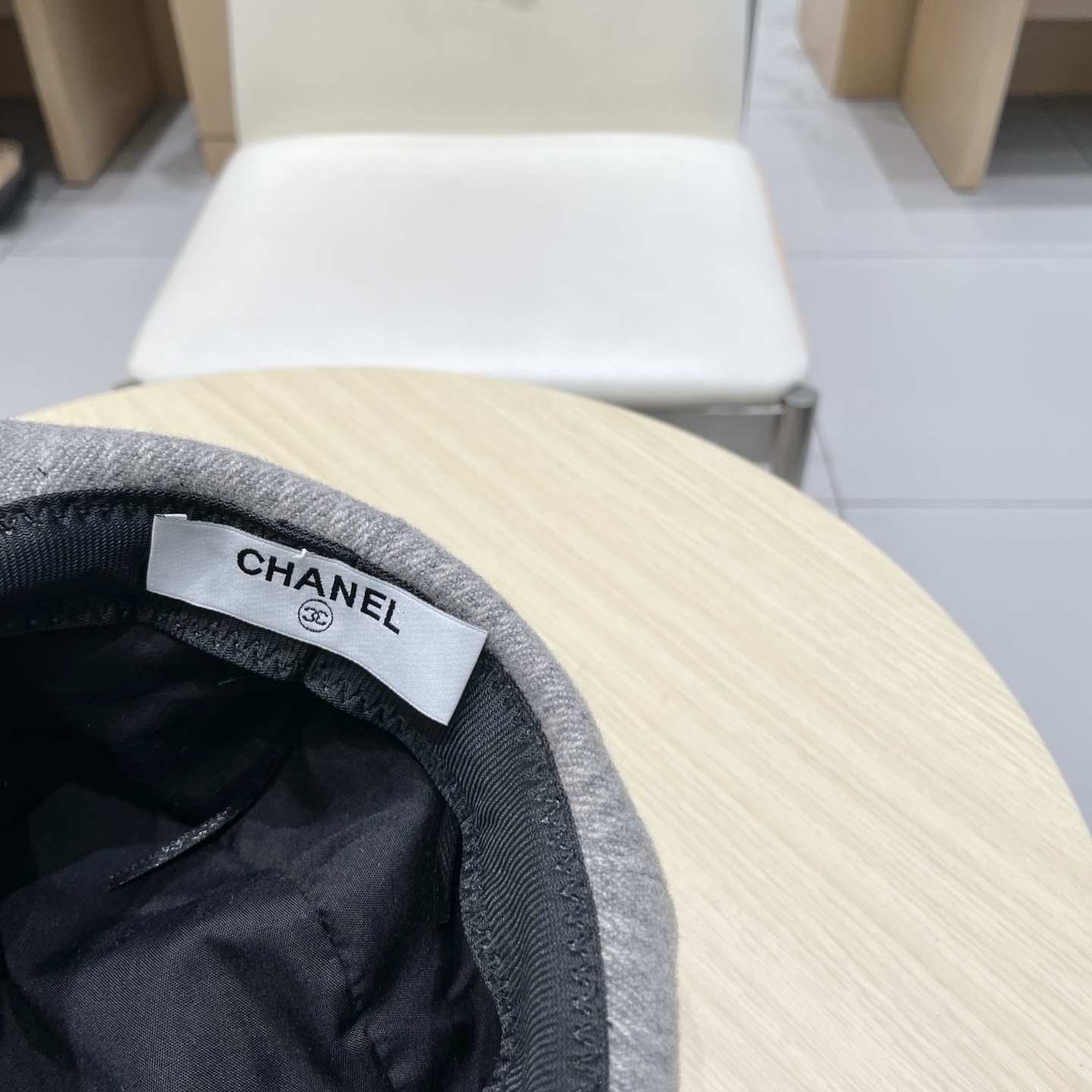 Chanel香奈儿贝雷帽，南瓜帽，高级定制，头围57cm