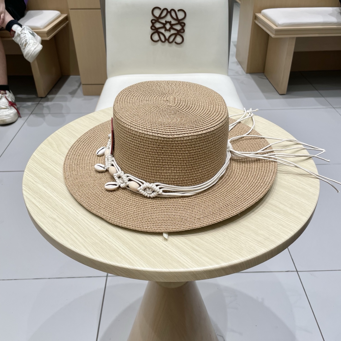 【LV路易威登】2026新款小香度假风平顶草帽，旅行必备，超好搭配，赶紧入手！
