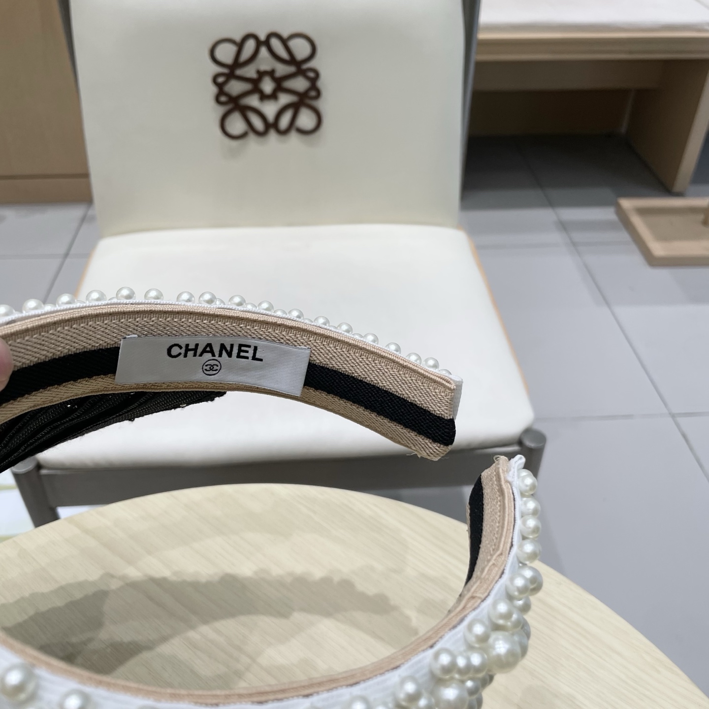  cahnel香奈儿仙女款海边度假蕾丝珍珠空顶防晒帽女名媛气质沙滩防紫外线太阳帽