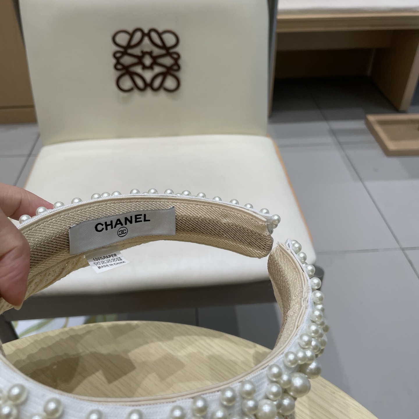  cahnel香奈儿仙女款海边度假蕾丝珍珠空顶防晒帽女名媛气质沙滩防紫外线太阳帽