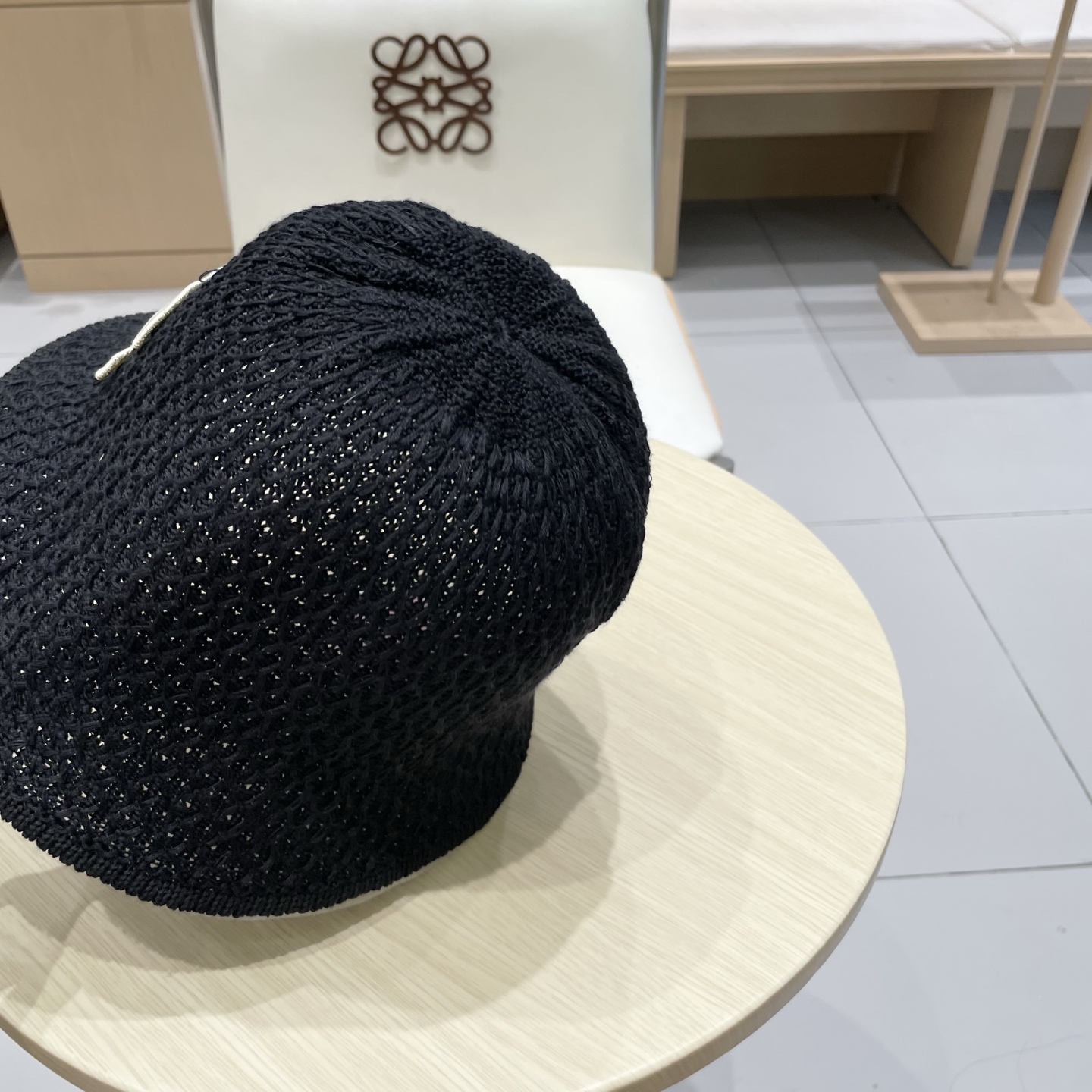 chanel香奈儿高品质日系百搭编织渔夫帽女显脸小透气太阳帽防晒洋气水桶草帽潮