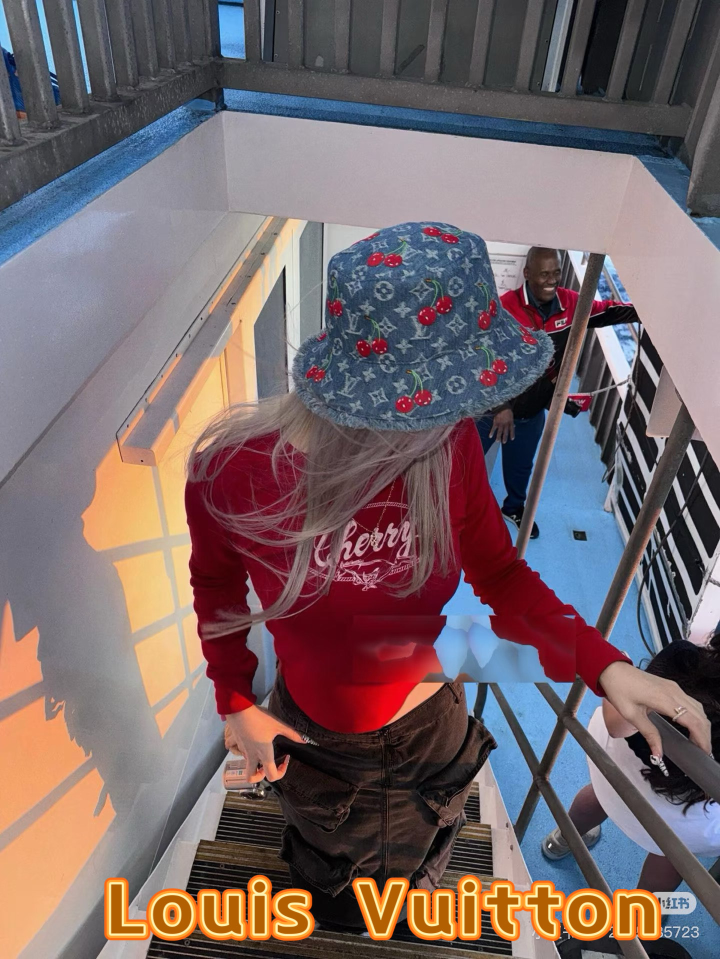 棒球帽 渔夫帽 LV牛仔渔夫帽，头围57cm