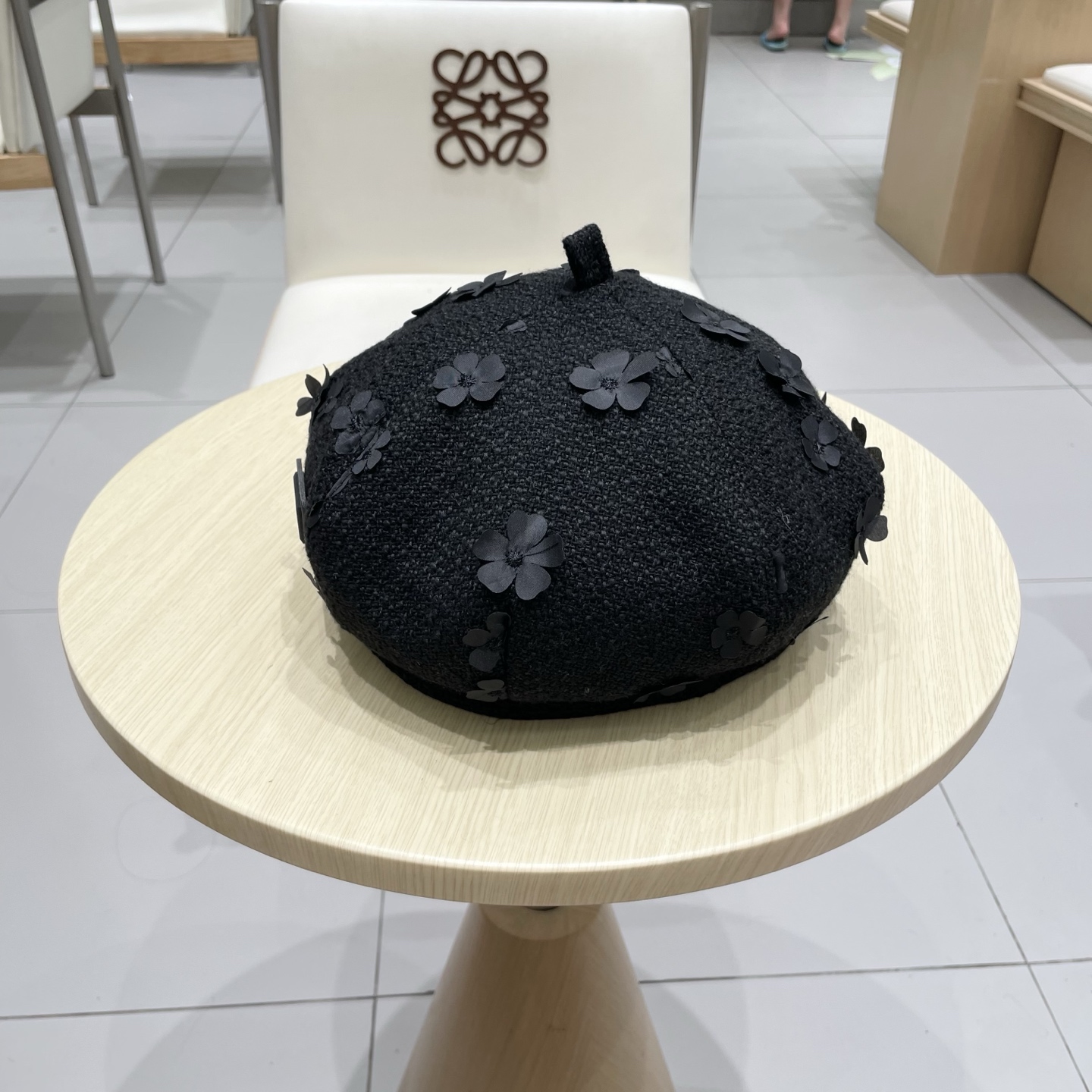  DIOR迪奥2025秋冬季新款纯色花朵贝雷帽子女ins时尚百搭气质显脸小蓓蕾帽