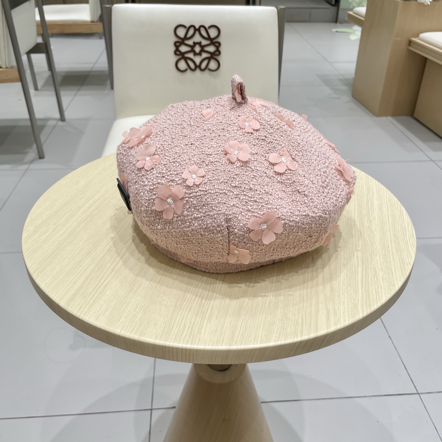  DIOR迪奥2025秋冬季新款纯色花朵贝雷帽子女ins时尚百搭气质显脸小蓓蕾帽