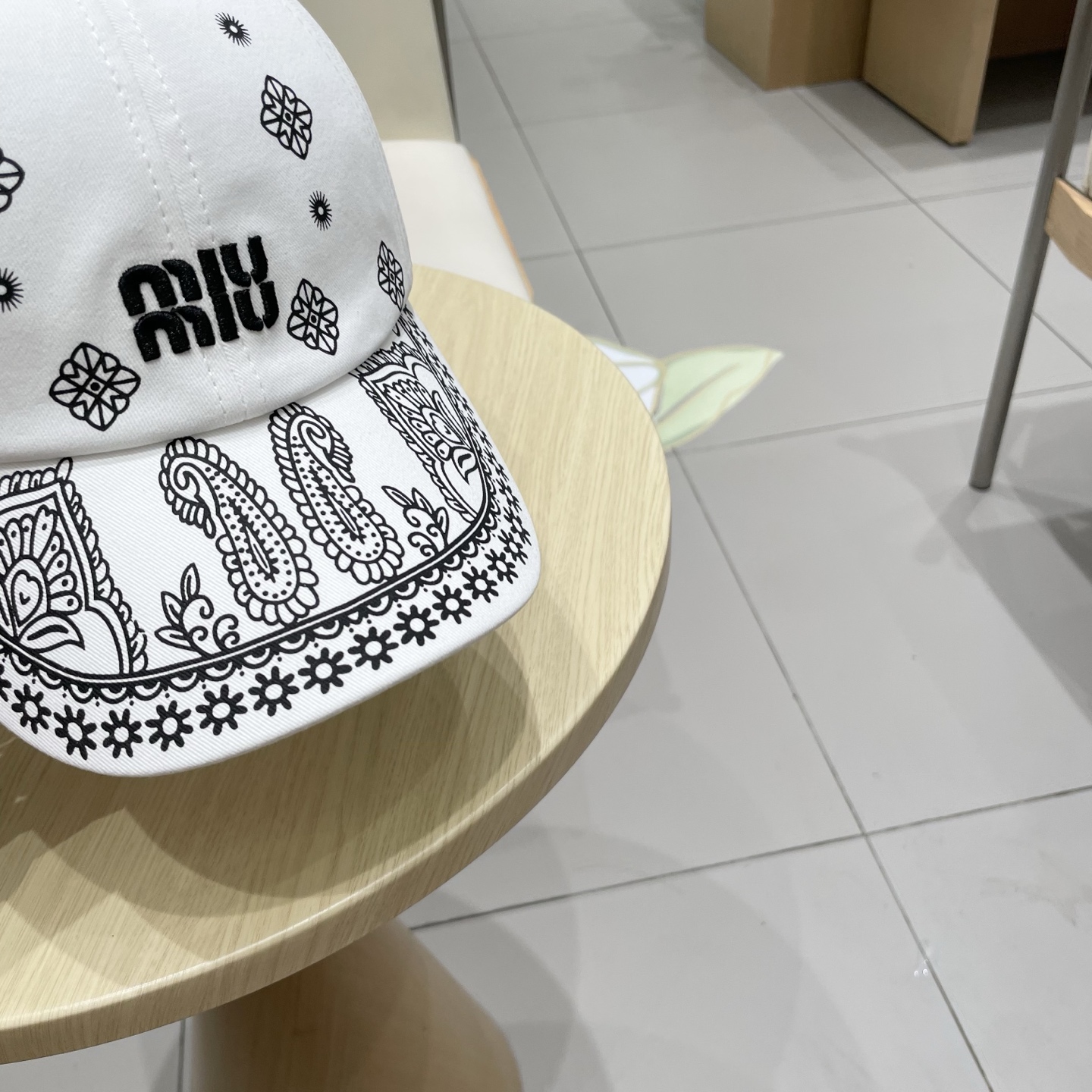  缪缪miumiu官方棒球帽、帆布帽，头围可调