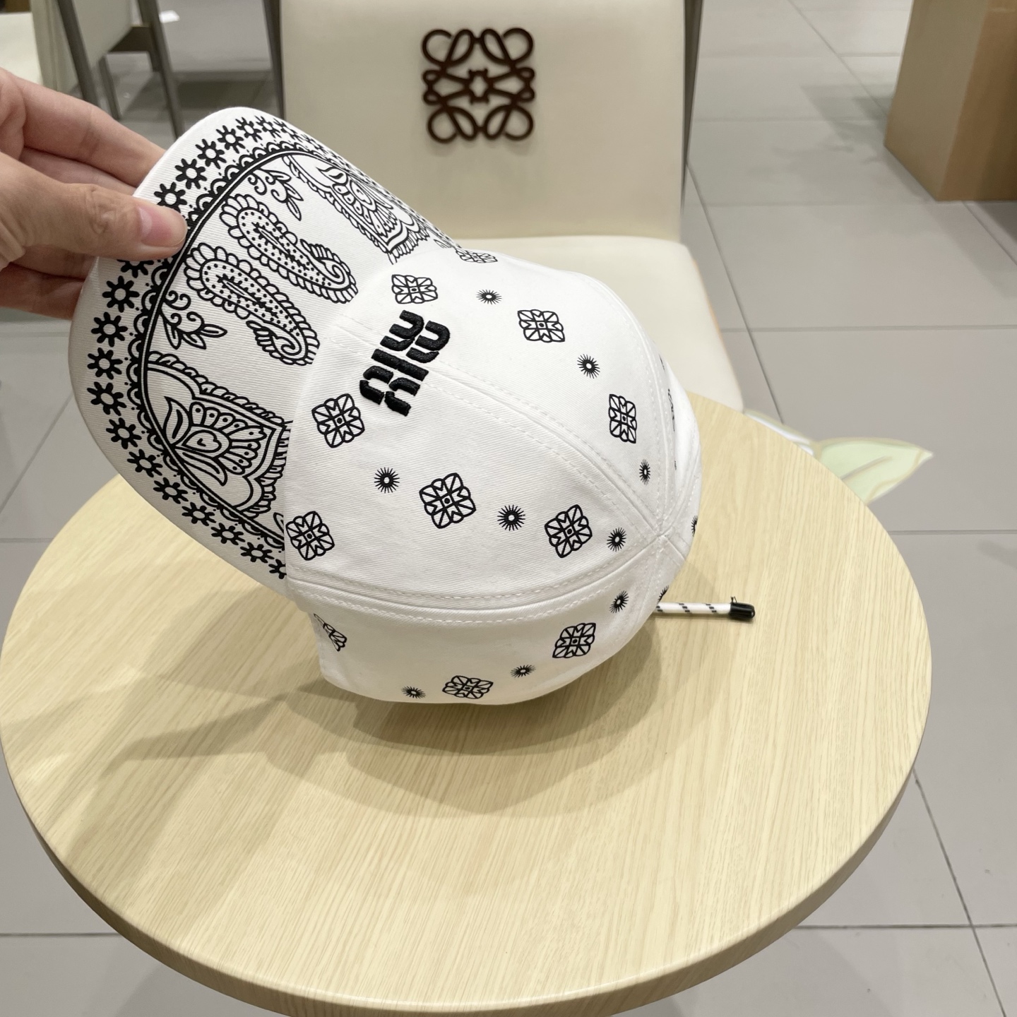  缪缪miumiu官方棒球帽、帆布帽，头围可调