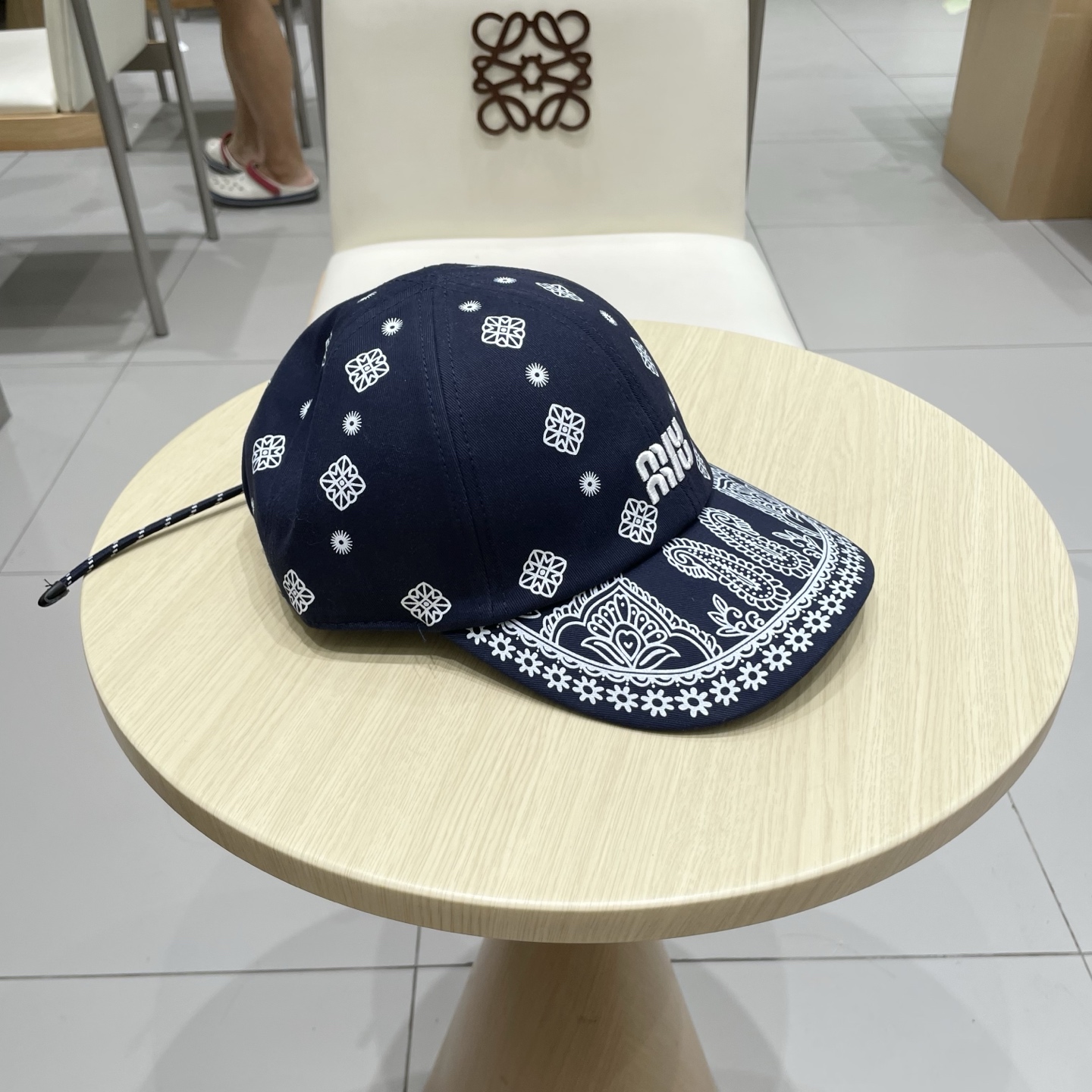  缪缪miumiu官方棒球帽、帆布帽，头围可调