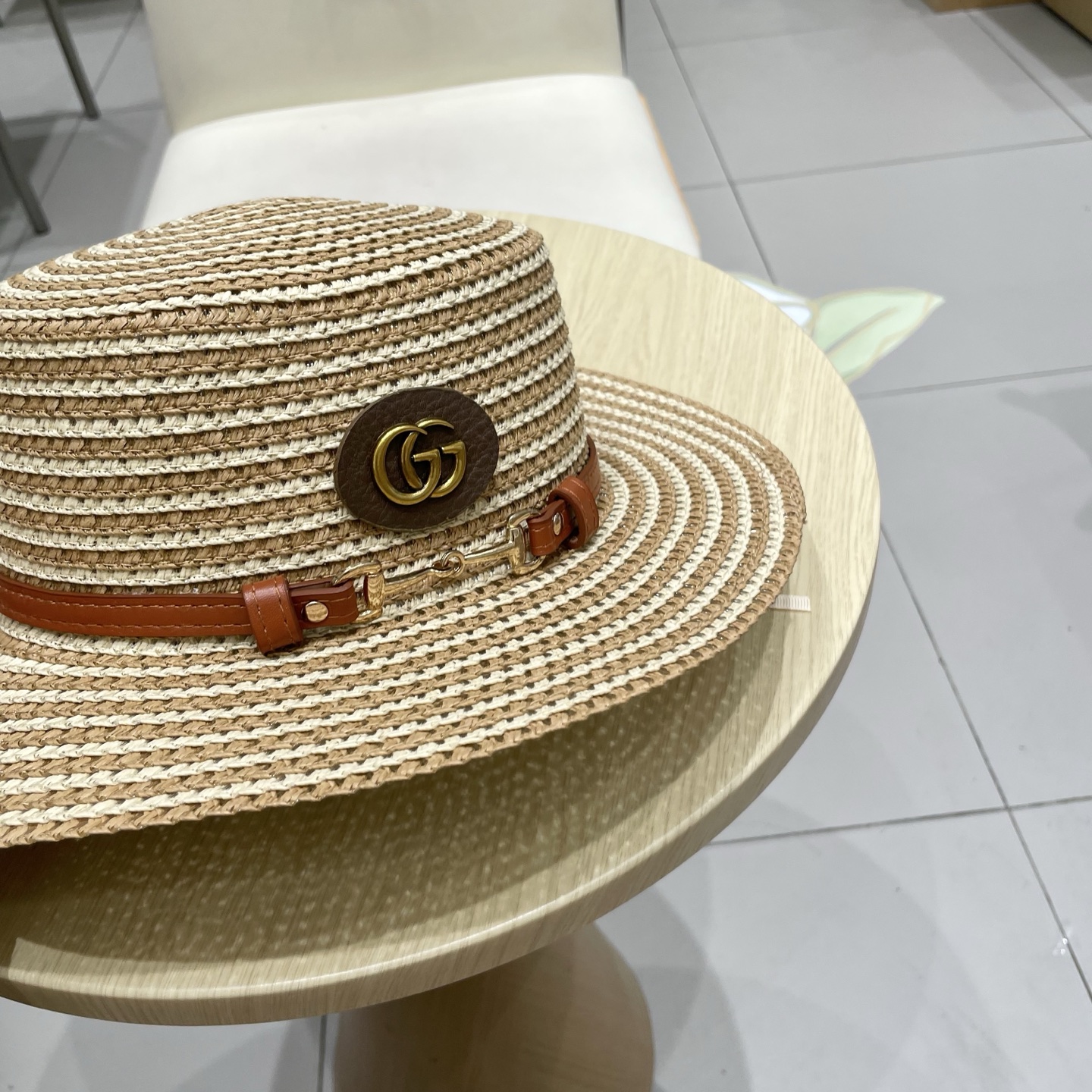  Gucci古奇2025新款草帽，名媛风遮阳帽，，旅游出街必备
