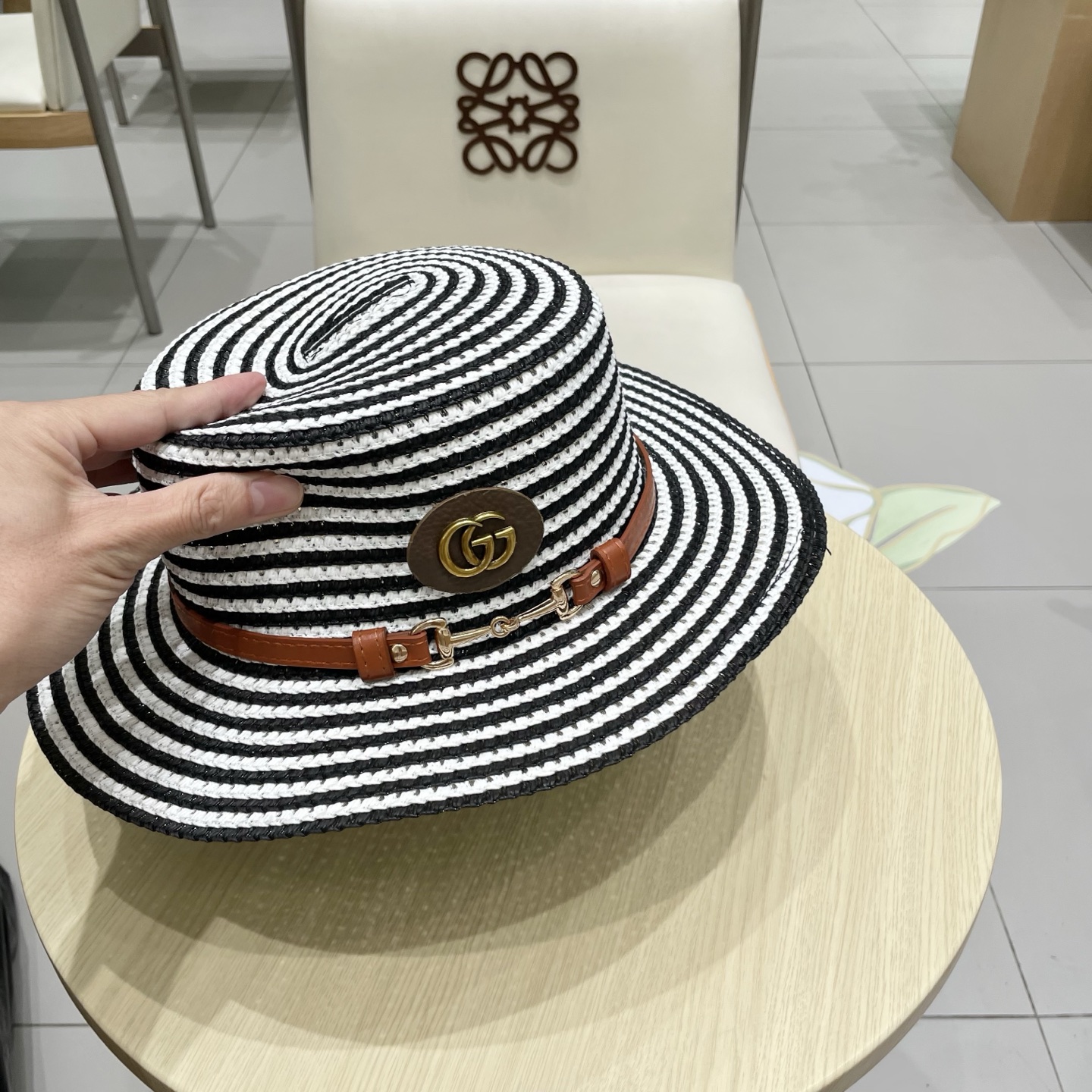  Gucci古奇2025新款草帽，名媛风遮阳帽，，旅游出街必备