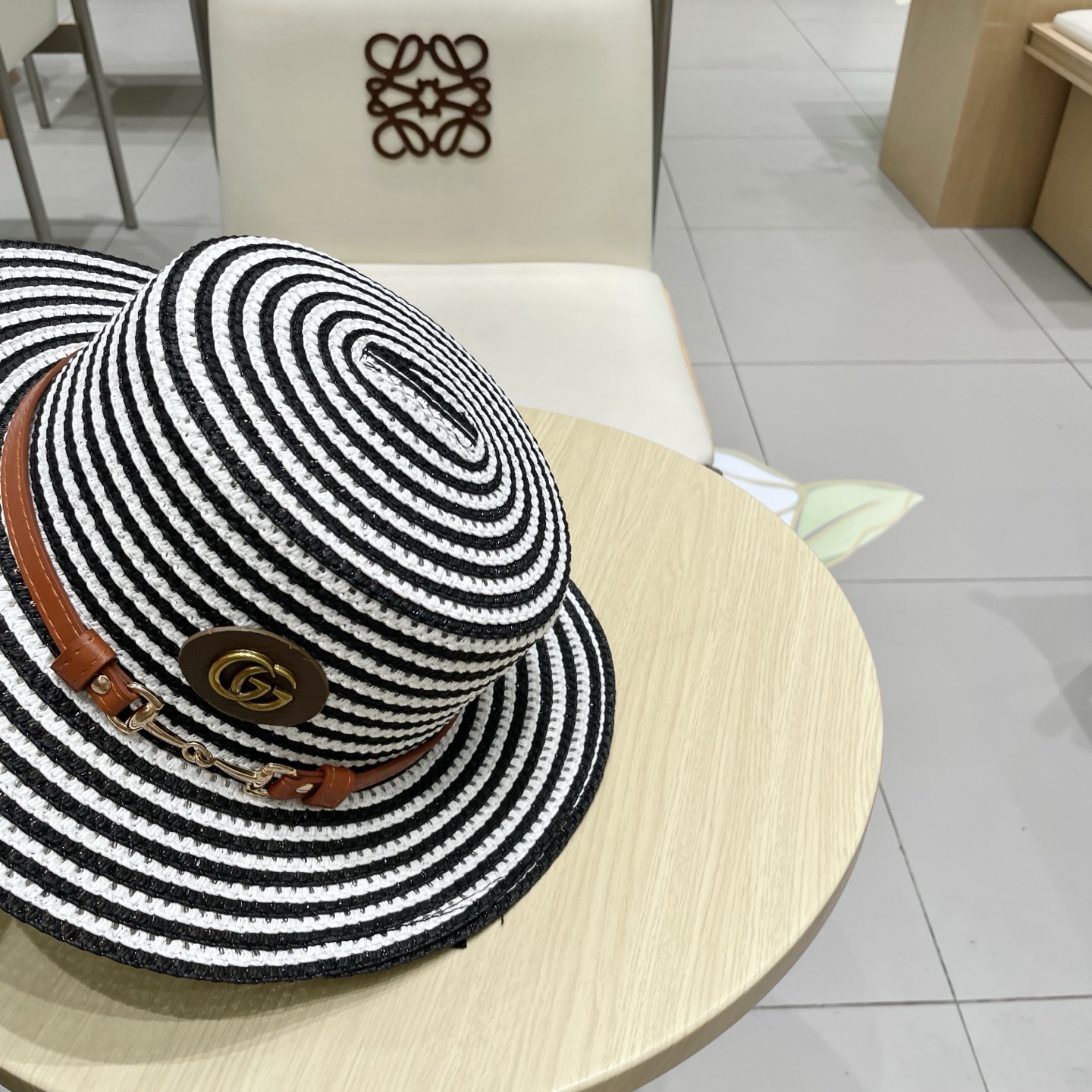  Gucci古奇2025新款草帽，名媛风遮阳帽，，旅游出街必备