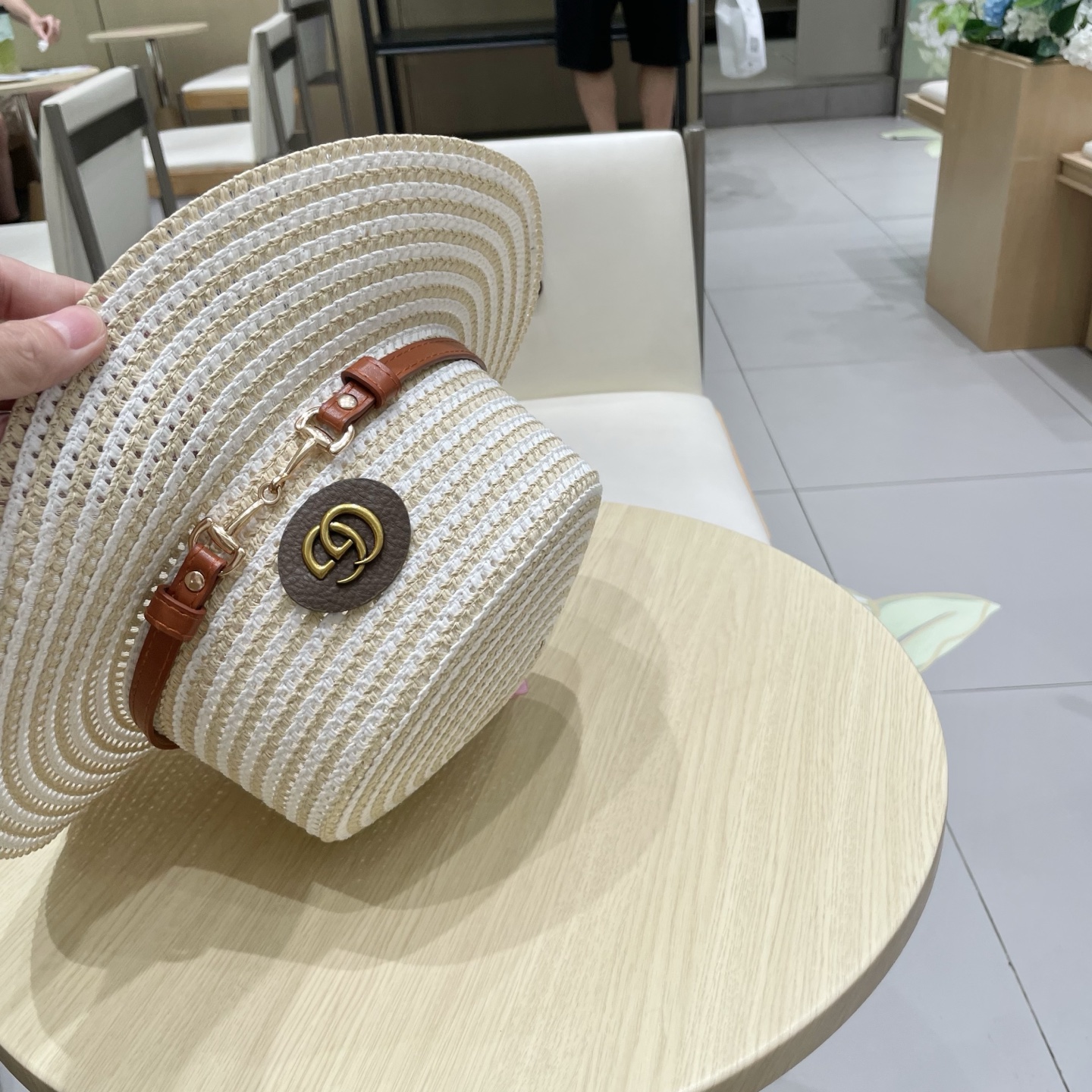  Gucci古奇2025新款草帽，名媛风遮阳帽，，旅游出街必备