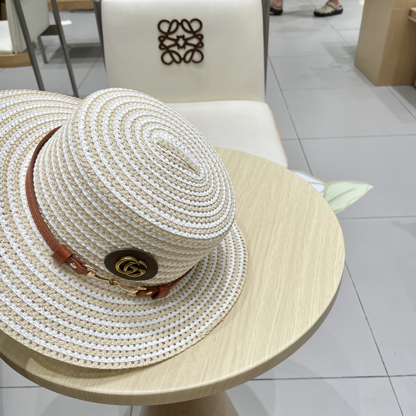  Gucci古奇2025新款草帽，名媛风遮阳帽，，旅游出街必备