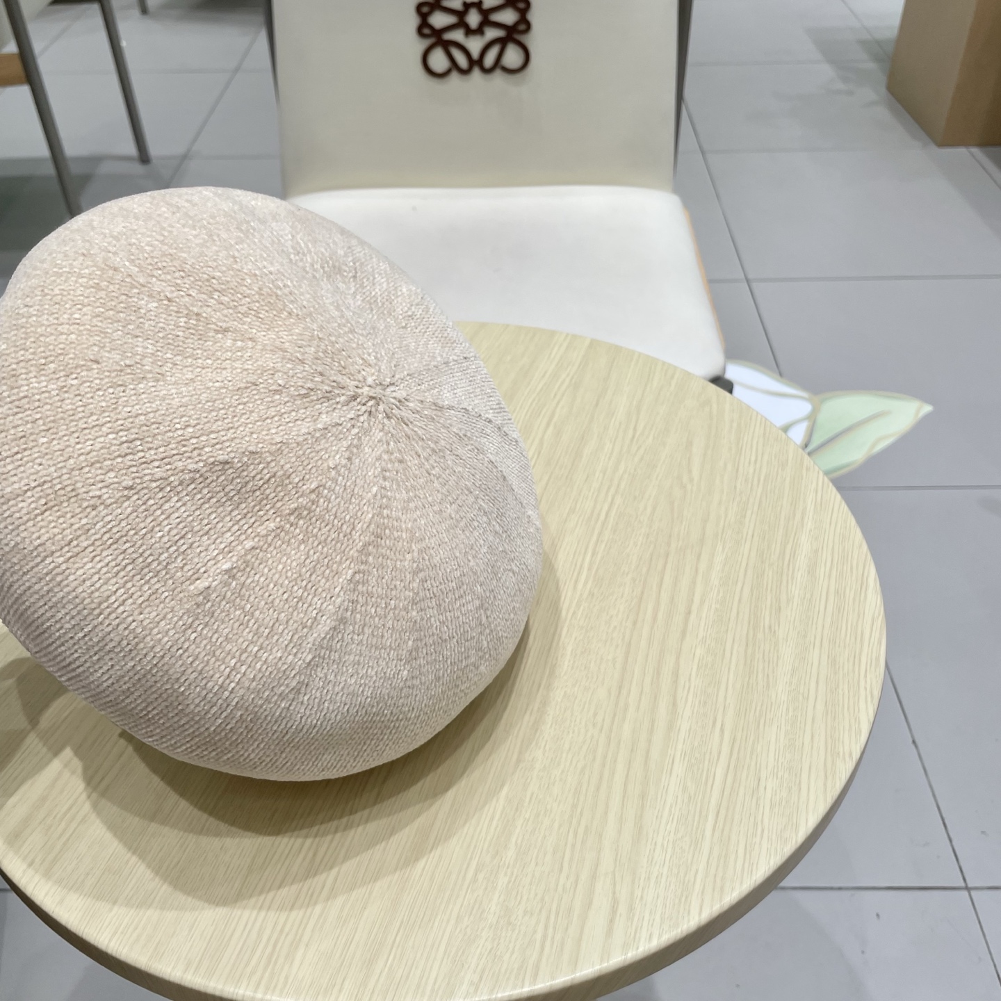 chanel香奈儿早秋款轻薄透气贝雷帽镂空针织金属标画家帽女生日系气质百搭蓓蕾帽