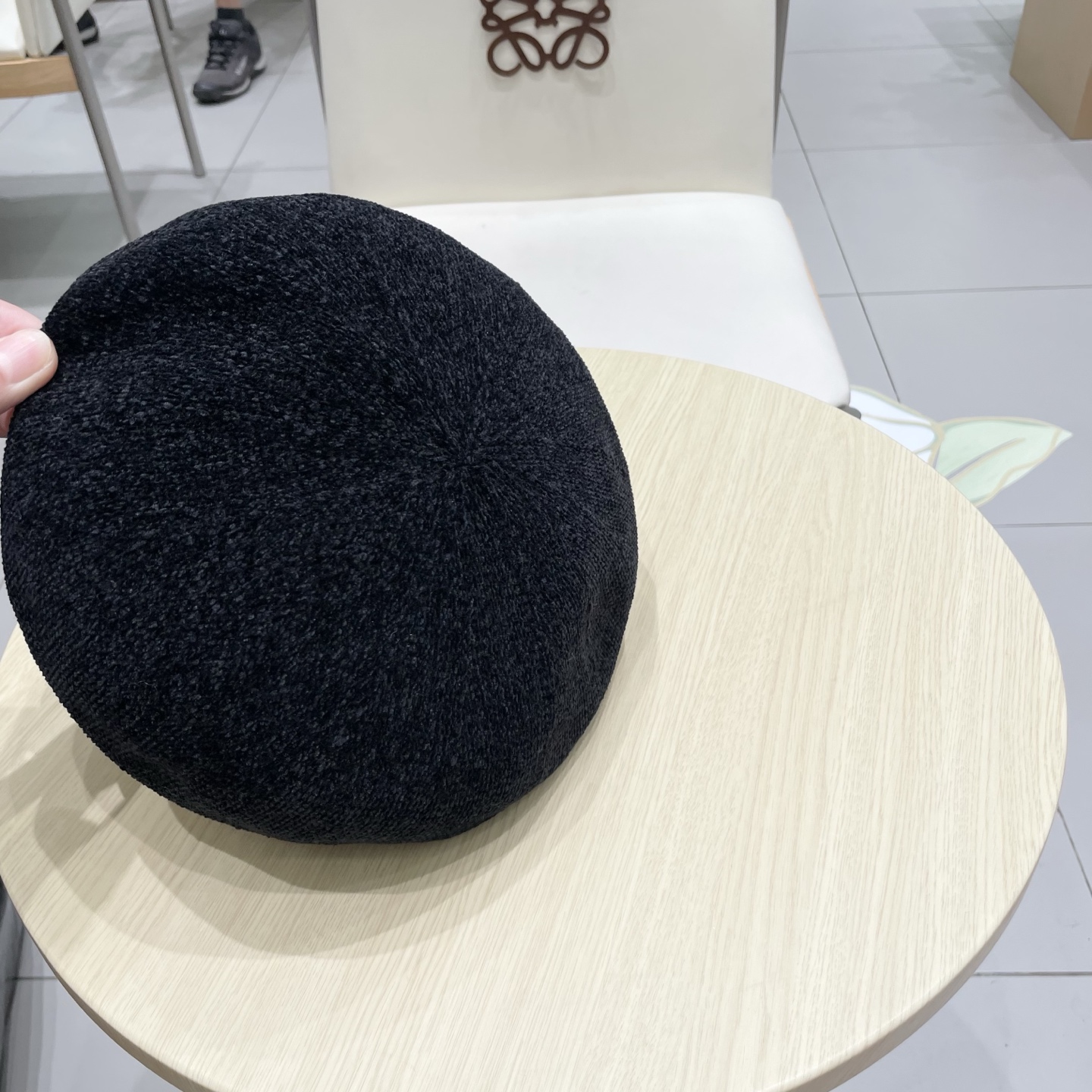 chanel香奈儿早秋款轻薄透气贝雷帽镂空针织金属标画家帽女生日系气质百搭蓓蕾帽