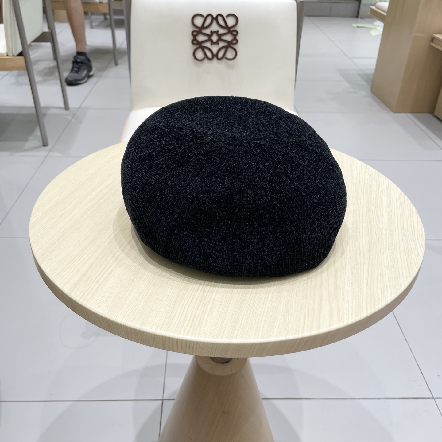 chanel香奈儿早秋款轻薄透气贝雷帽镂空针织金属标画家帽女生日系气质百搭蓓蕾帽