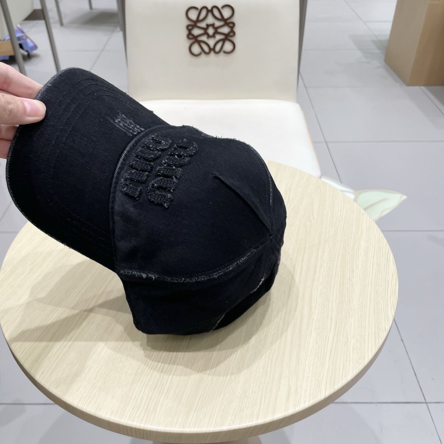   【Miumiu缪缪】新款牛仔订单款刺绣棒球帽🧢大牌款超好搭配，赶紧入手！