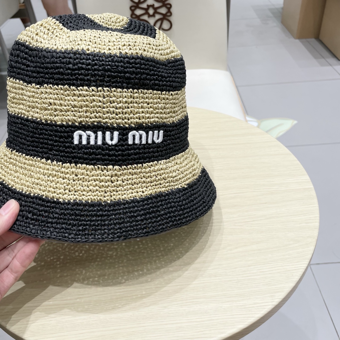  MIUMIU 渔夫帽 女士标志刺绣