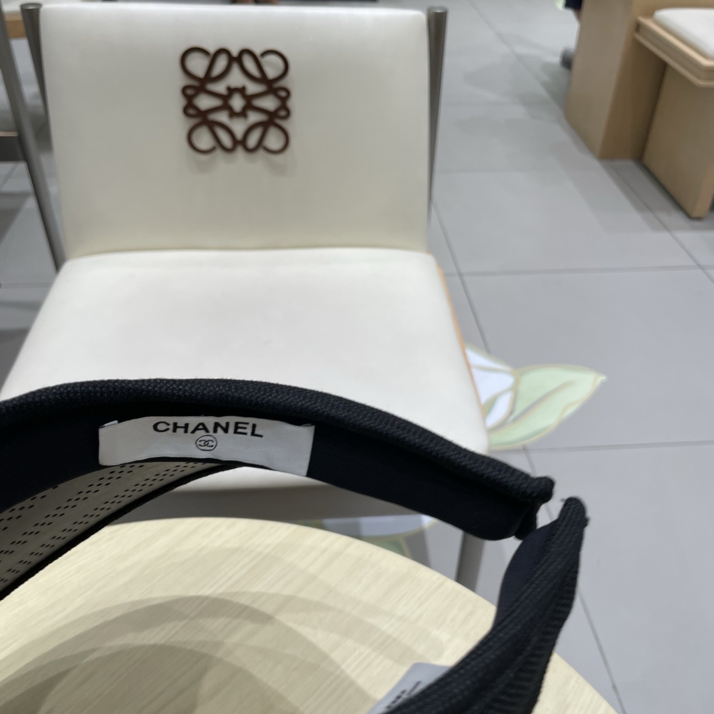  chanel香奈儿防晒遮阳帽子女夏天大帽檐棉麻透气孔空顶防紫外线骑行户外