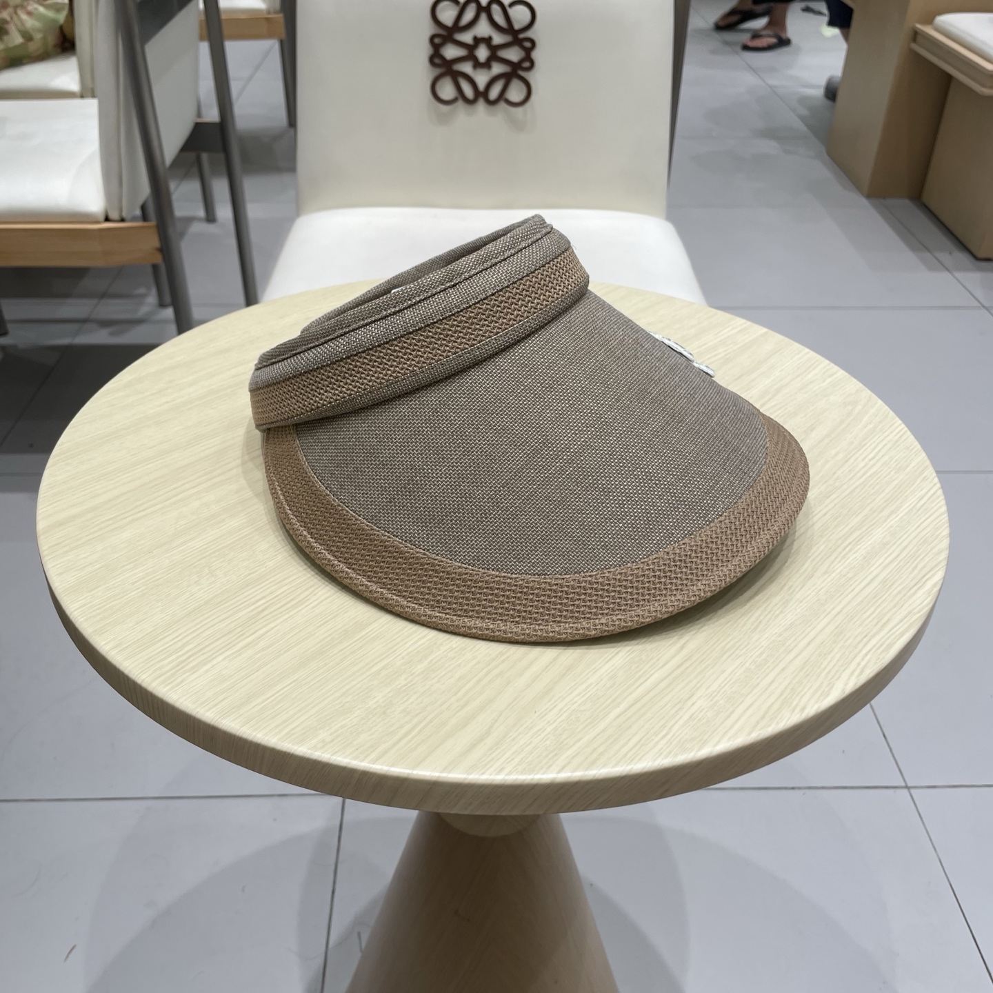  chanel香奈儿防晒遮阳帽子女夏天大帽檐棉麻透气孔空顶防紫外线骑行户外