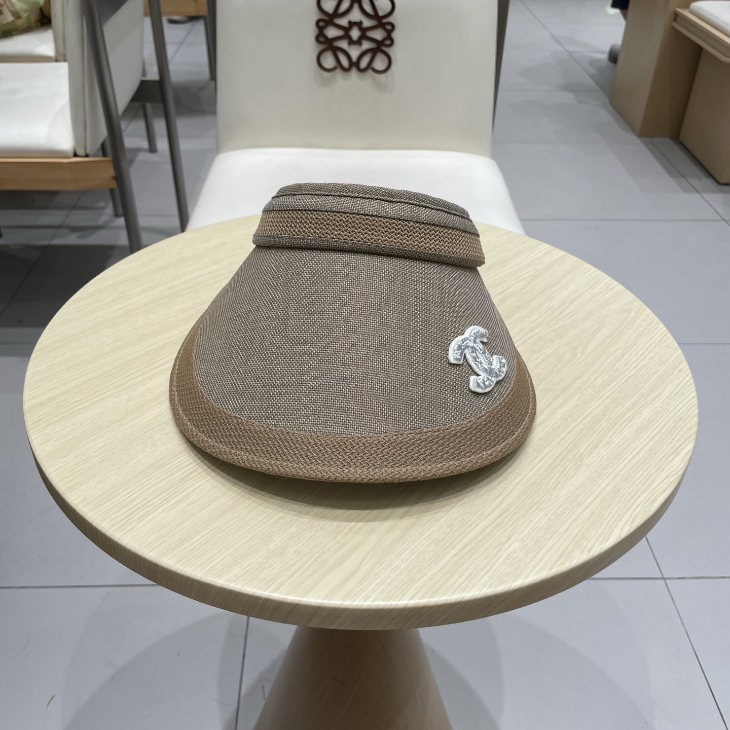  chanel香奈儿防晒遮阳帽子女夏天大帽檐棉麻透气孔空顶防紫外线骑行户外