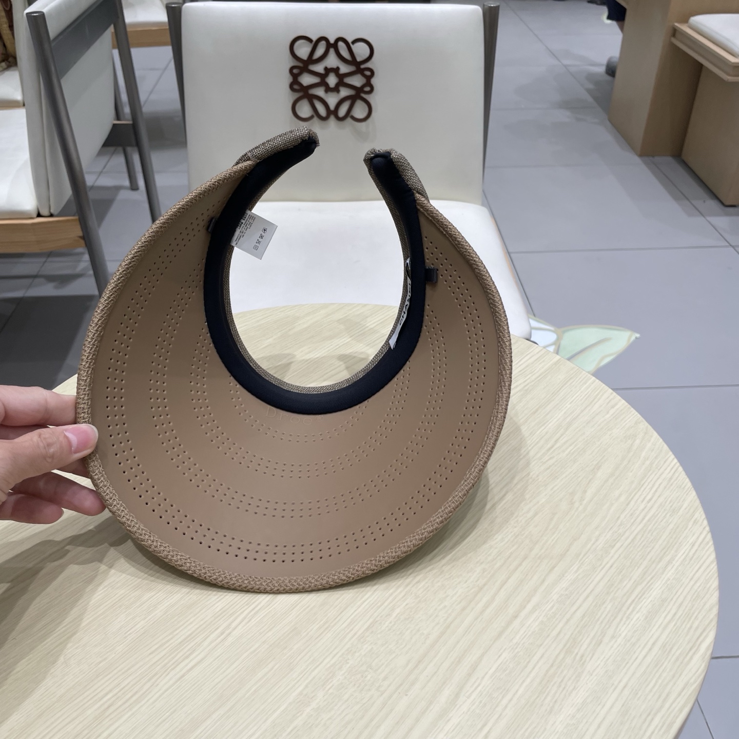  chanel香奈儿防晒遮阳帽子女夏天大帽檐棉麻透气孔空顶防紫外线骑行户外