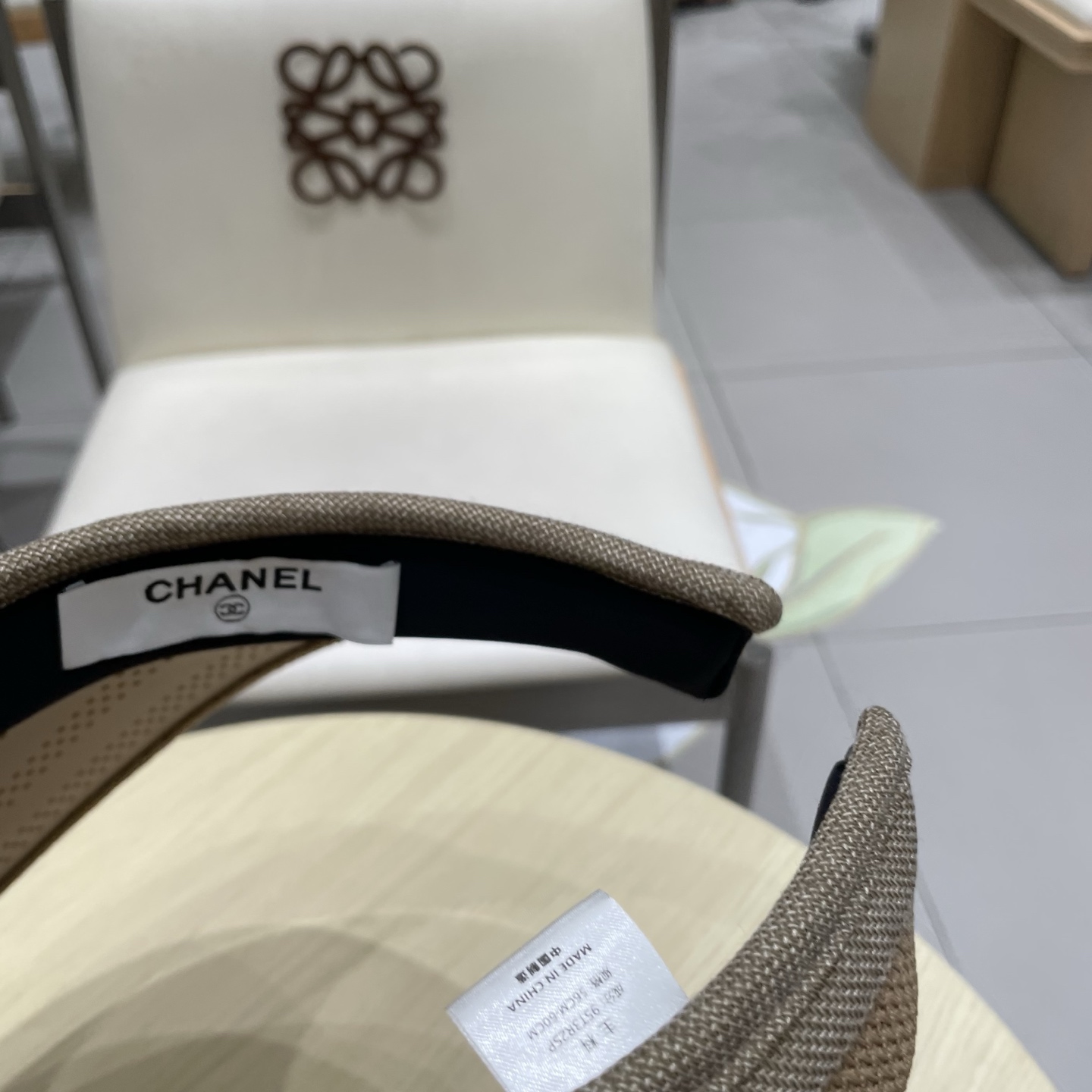  chanel香奈儿防晒遮阳帽子女夏天大帽檐棉麻透气孔空顶防紫外线骑行户外