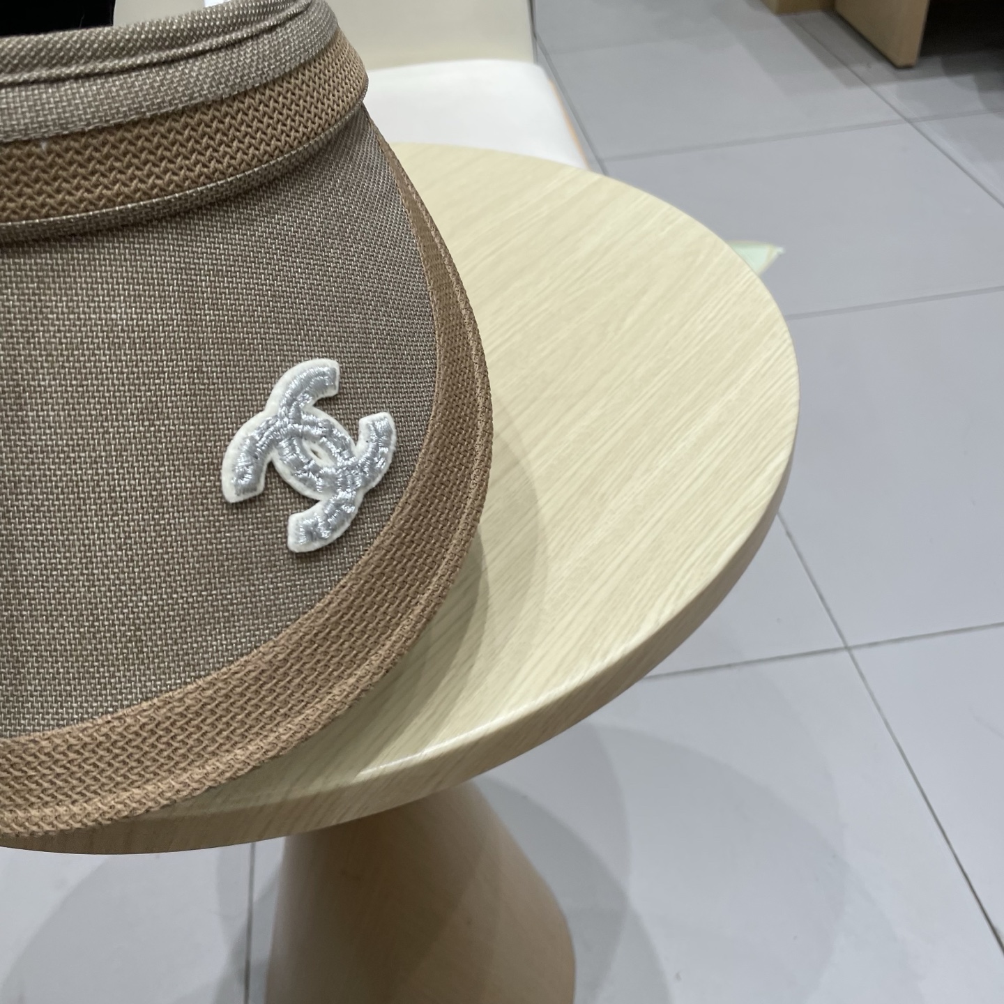  chanel香奈儿防晒遮阳帽子女夏天大帽檐棉麻透气孔空顶防紫外线骑行户外