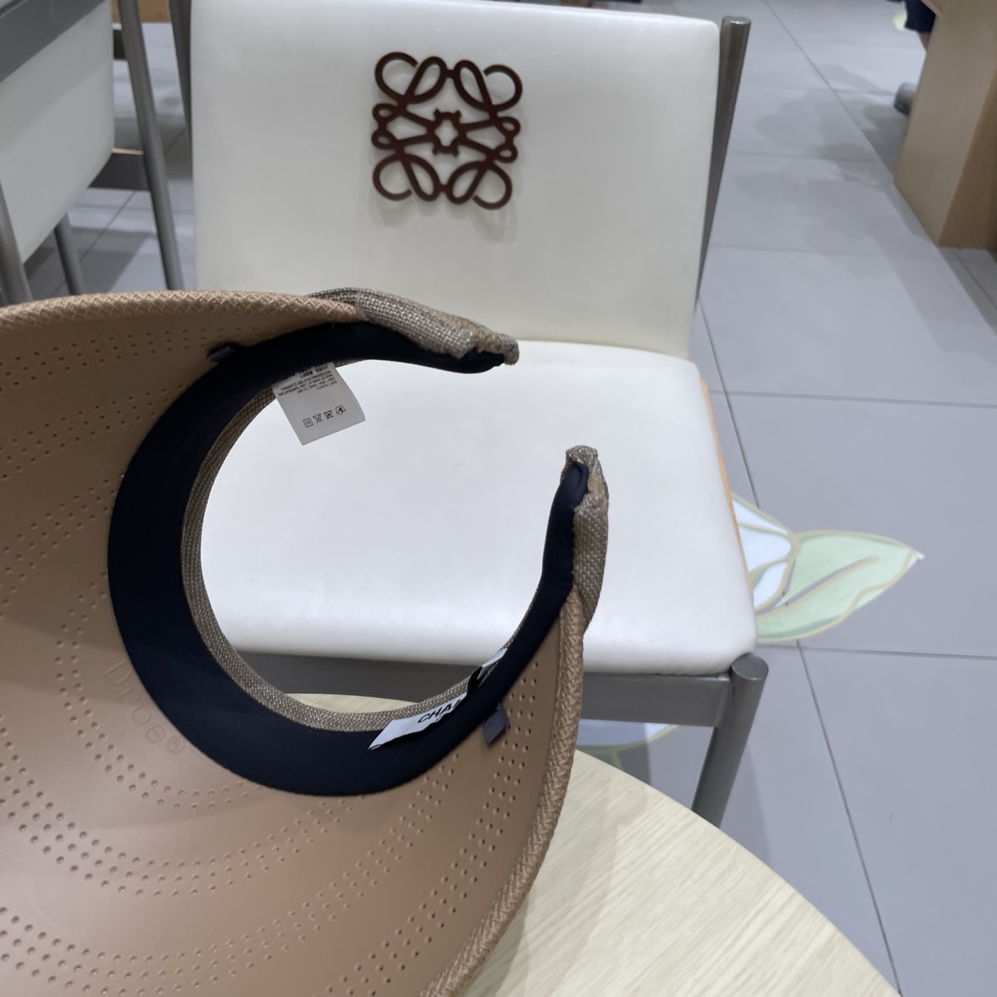  chanel香奈儿防晒遮阳帽子女夏天大帽檐棉麻透气孔空顶防紫外线骑行户外